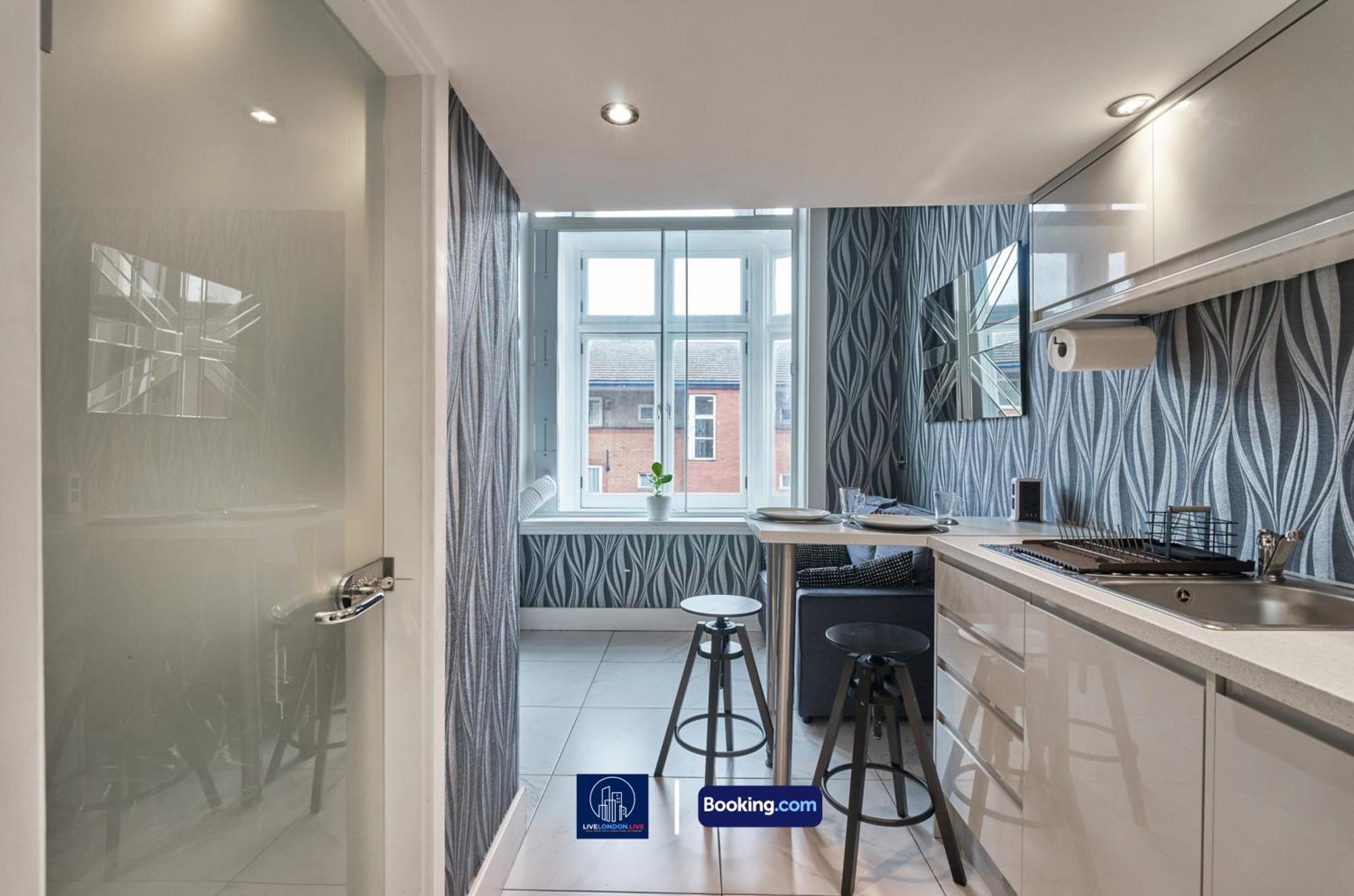 Appartement Last-minute Escape L Sleeps Up To 3 L Spectacular By Live Short Lets & Serviced Londen