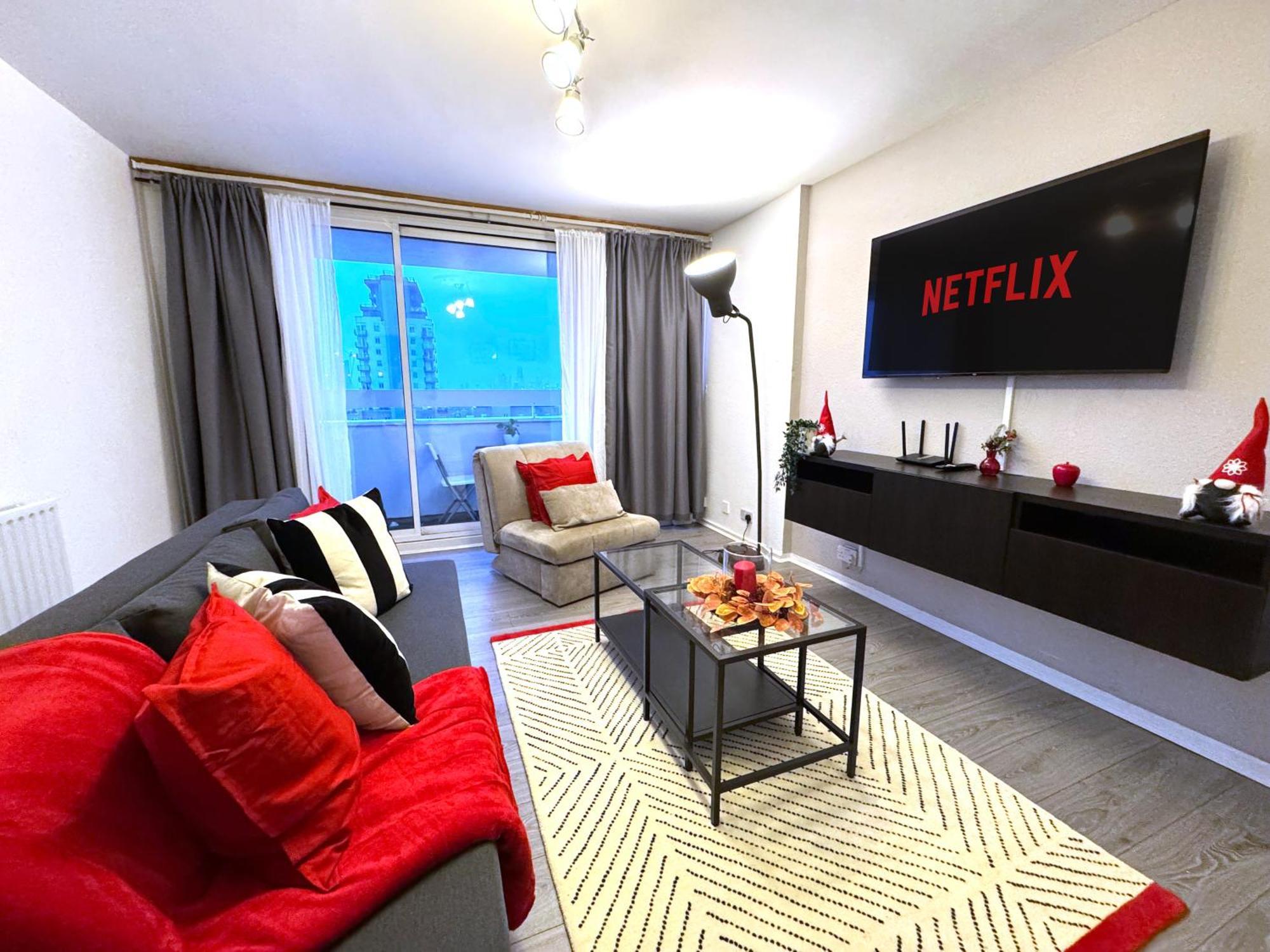 Lejlighed Skyline Apartment, London, Canary Wharf, River Side View And Street Parking Permit