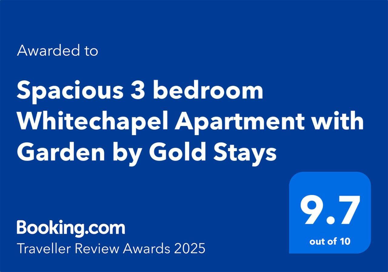 Apartment Spacious 3 Bedroom Whitechapel With Garden By Gold *