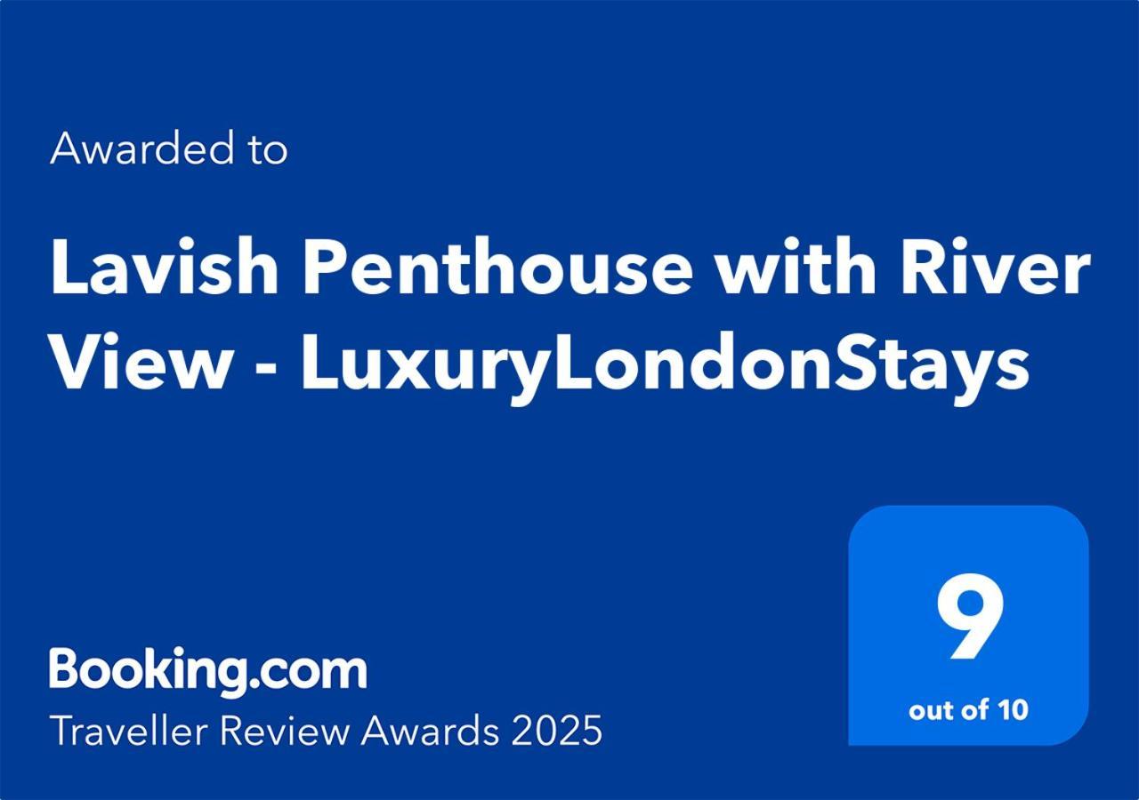 Lavish Penthouse River View Fast Wifi - Luxurylondonstays * London