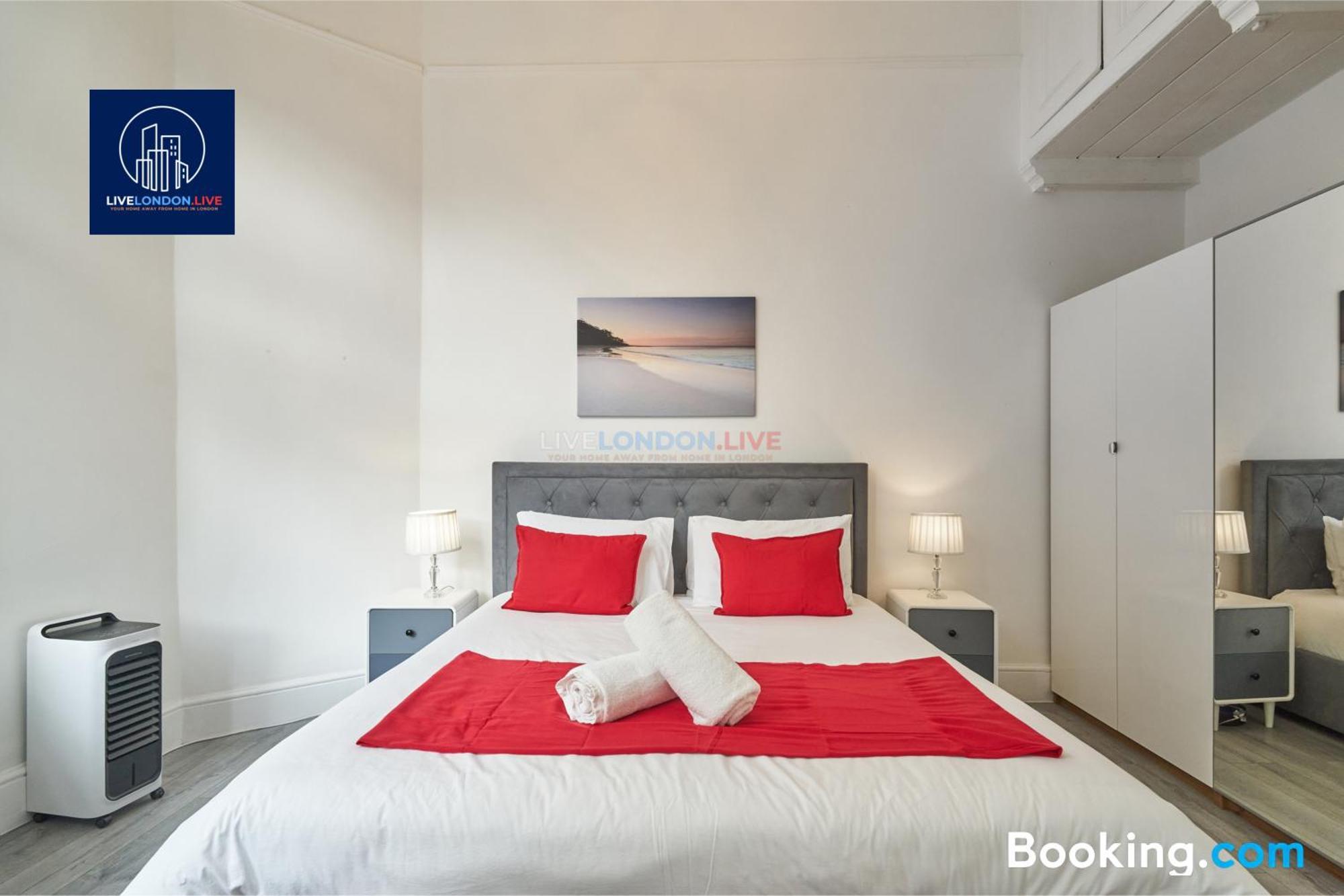 Last-minute Escape L Sleeps Up To 4 Guests L One-bedroom With King Bed And High Ceilings Near Camden By Live Short Lets & Serviced Appartement Londres