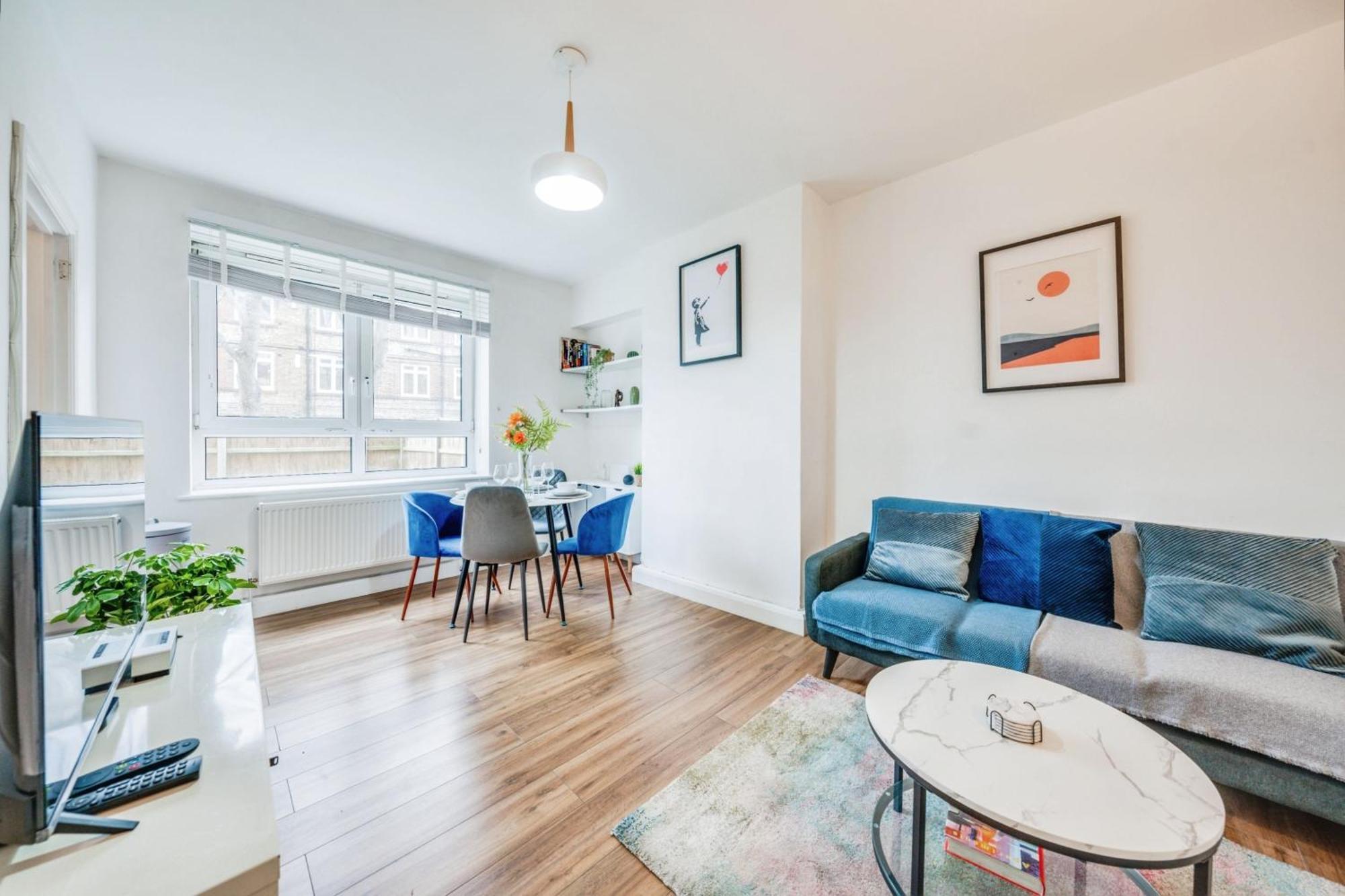 Stylish Flat, Bridge, Free Weekend Parking Lägenhet London