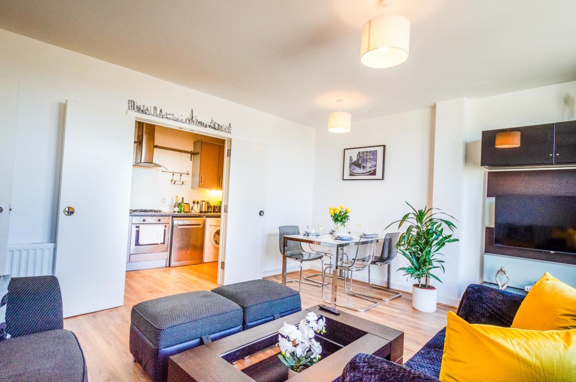 New The Viewpoint Modern 2 Bed Near O2 And Excel Ideal For Business And Long Appartement Londen
