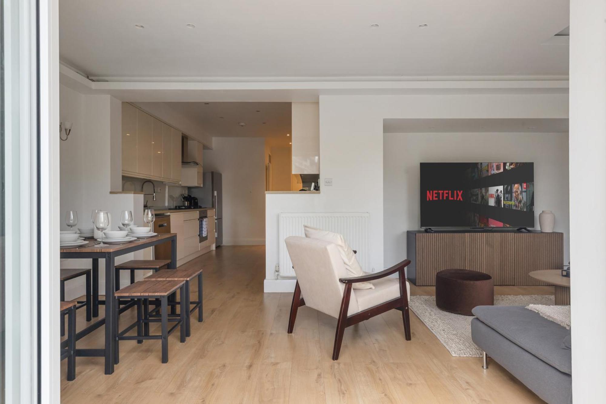 Appartement Stunning 3bd With Garden & Free Parking *