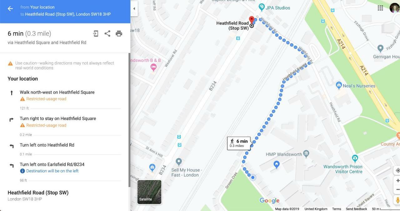 Gjestgiverier Heathfield Sq London