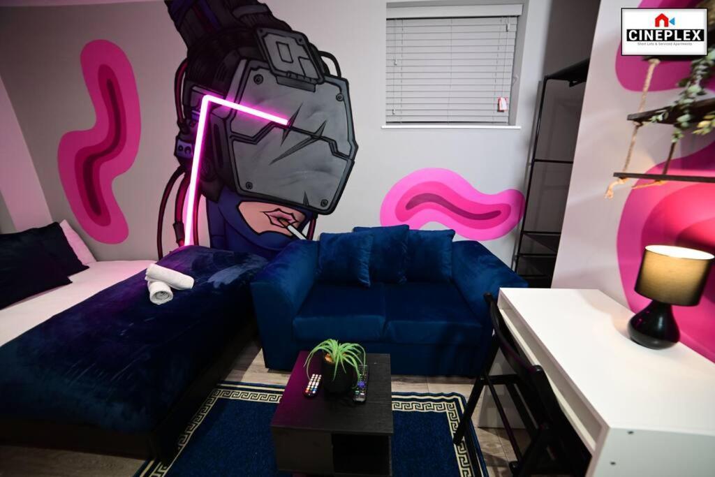 Double Bed Studio Flat With Netflix Flat B Unit C2 Wifi Disney By Cineplex Short Lets Serviced London