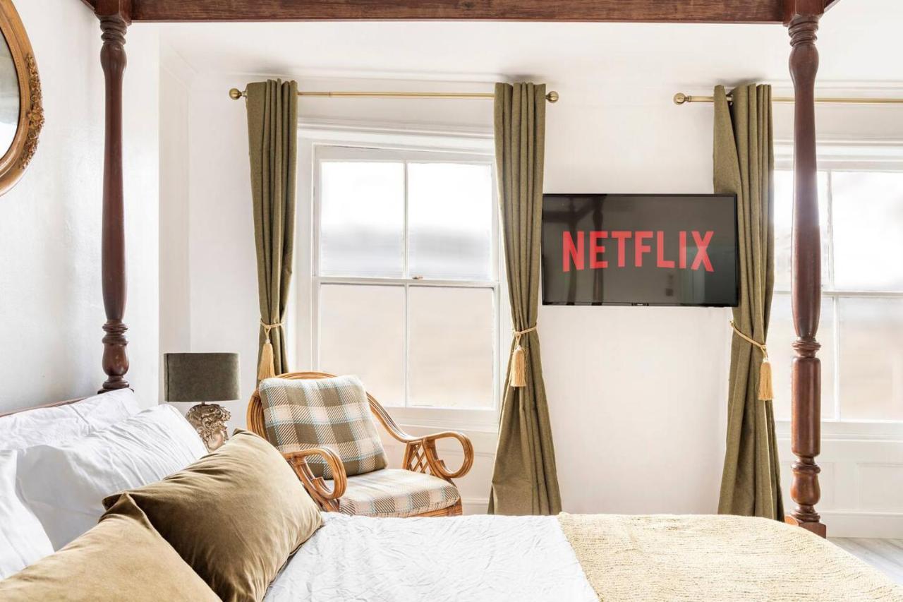 Appartement Victorian Style W/ Four-poster Bed In Camden Town Londen