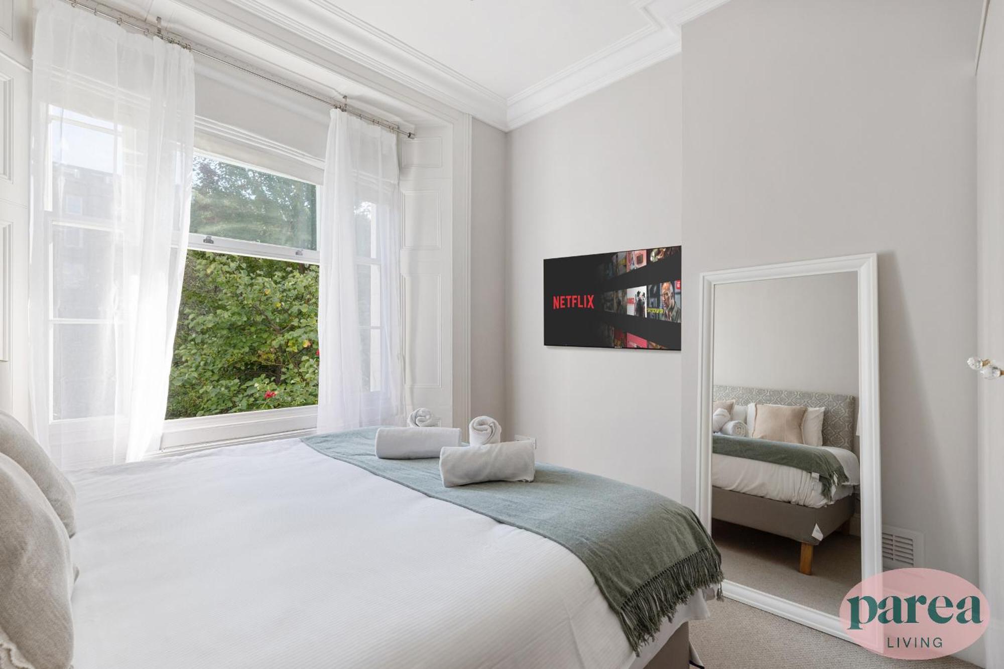 Apartment Parea Living - Notting Hill, Stylish 1-bedroom Flat, Private Gardens, Remote Working