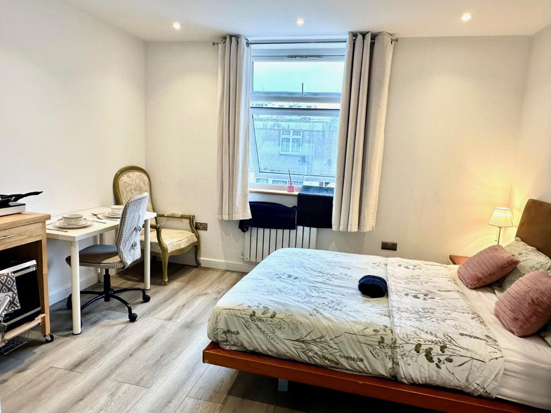Spacious En-suite Private Bath And Kitchen Studio Flat Canary Wharf No 3 Lejlighed