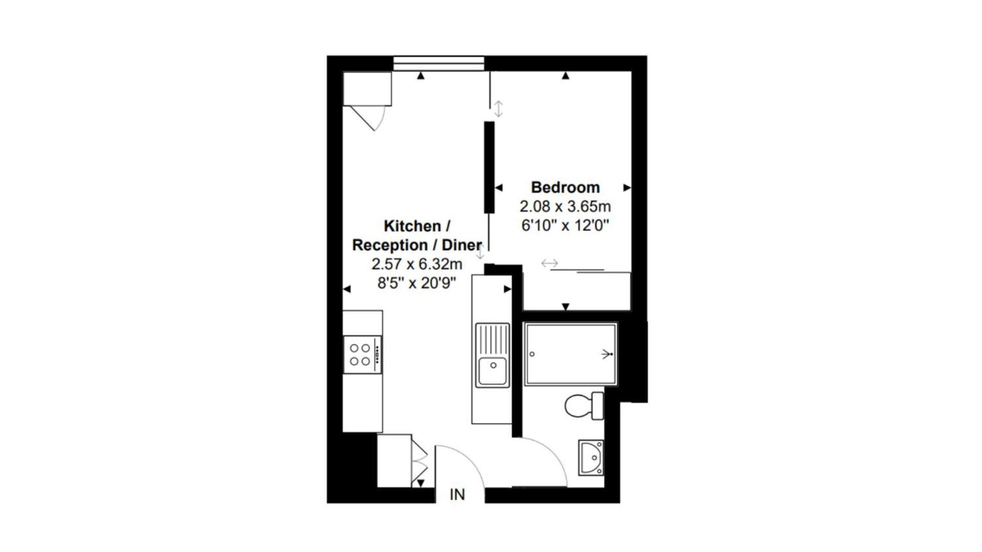 Appartamento Modern 1 Bed Camden Londra