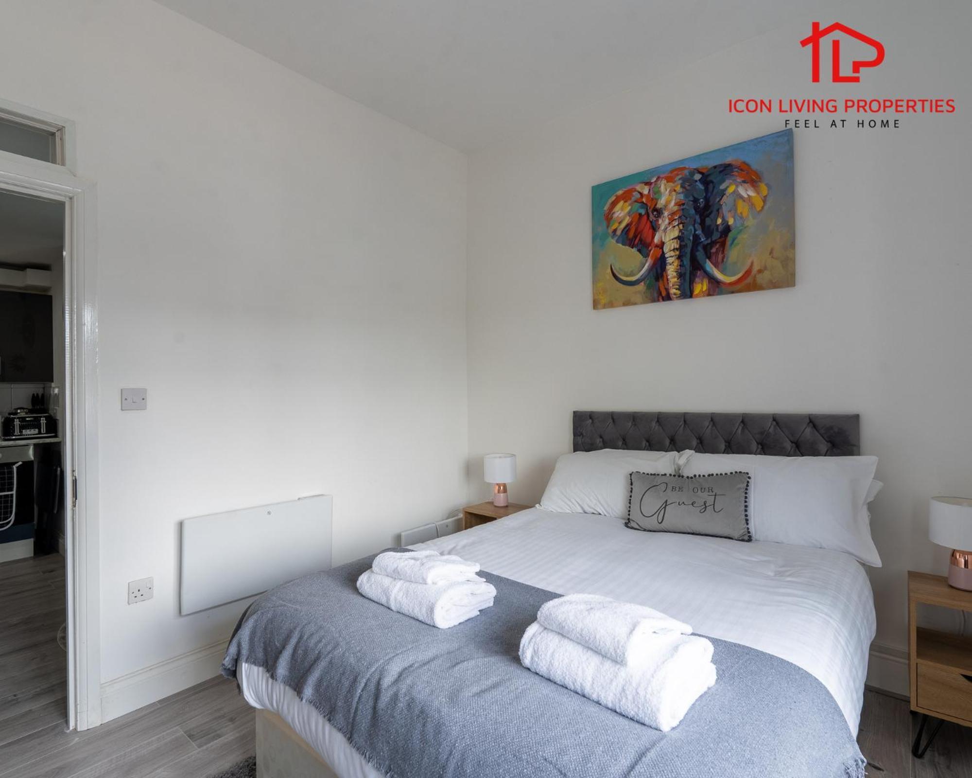 1 Bedroom Arch-view 2 By Icon Living Short Lets & Serviced With Free Parking *