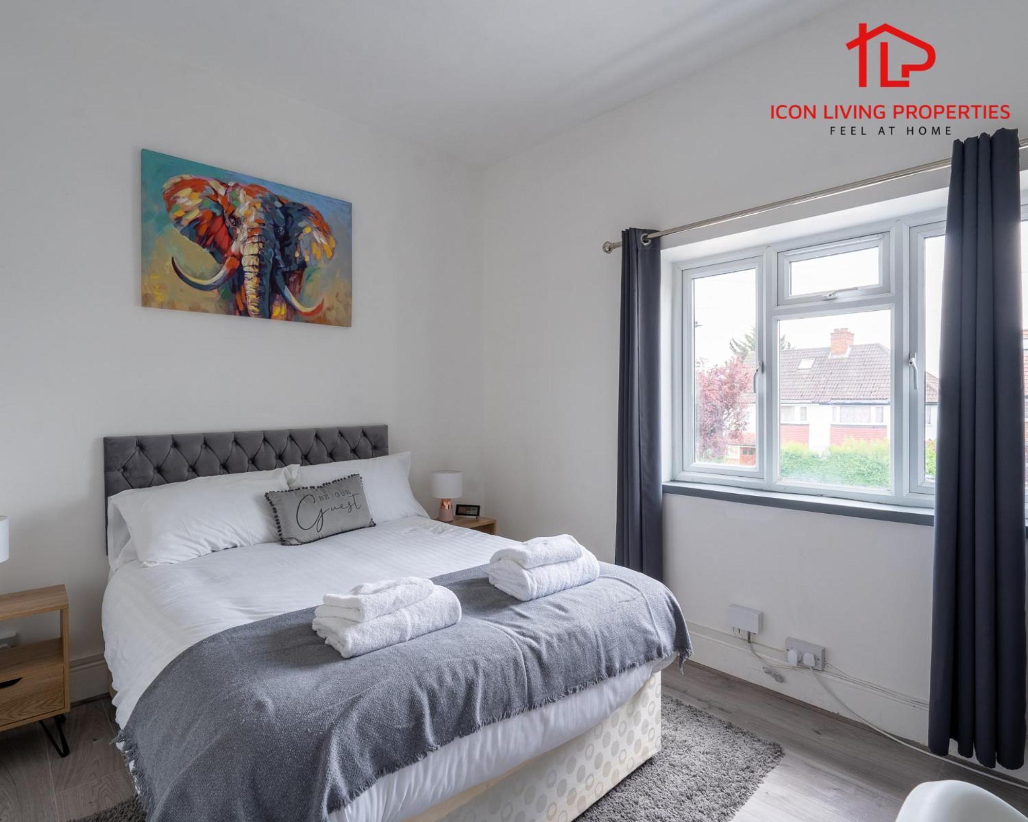 Appartement 1 Bedroom Arch-view 2 By Icon Living Short Lets & Serviced With Free Parking Londres