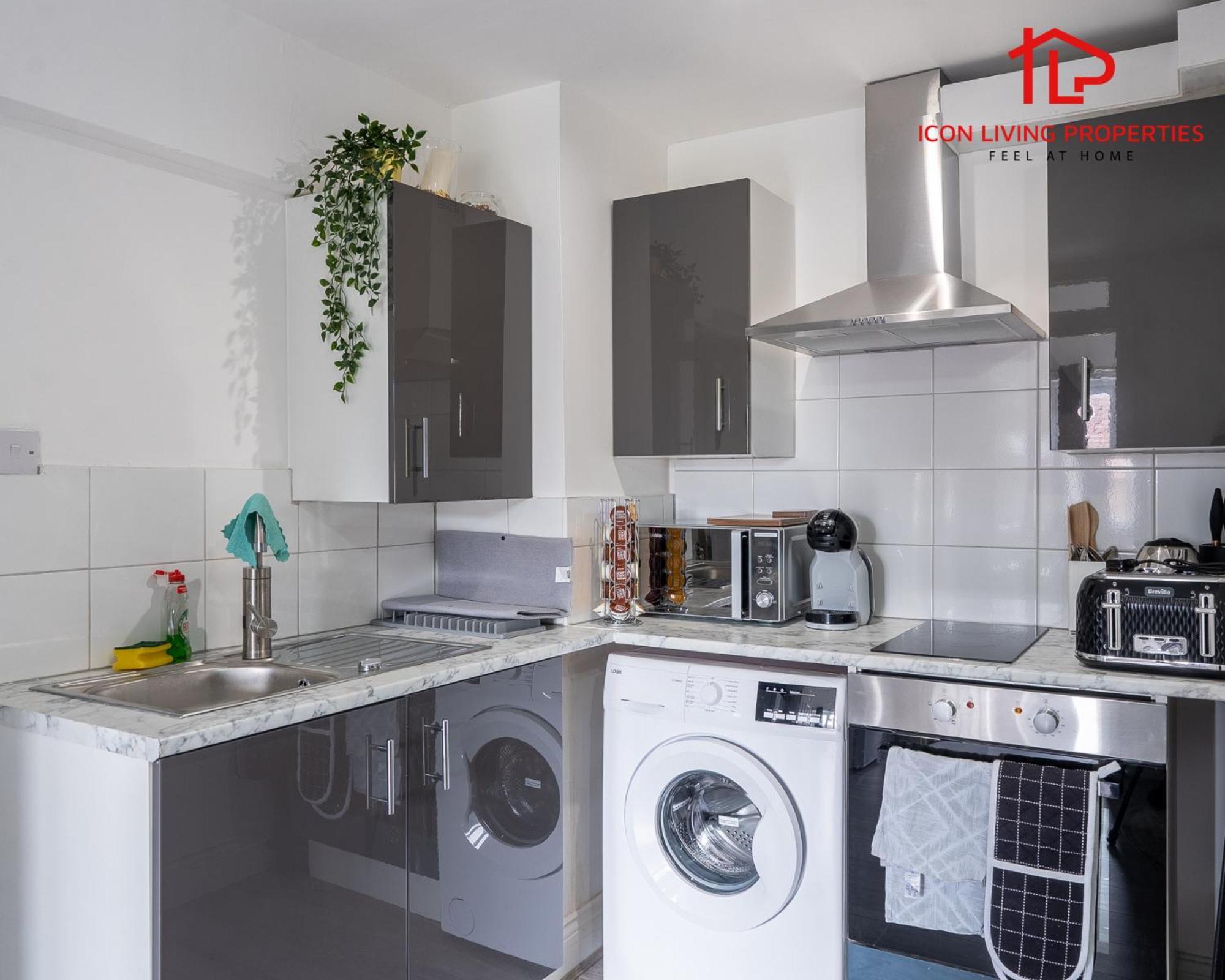 1 Bedroom Arch-view 2 By Icon Living Short Lets & Serviced With Free Parking Appartement Londres