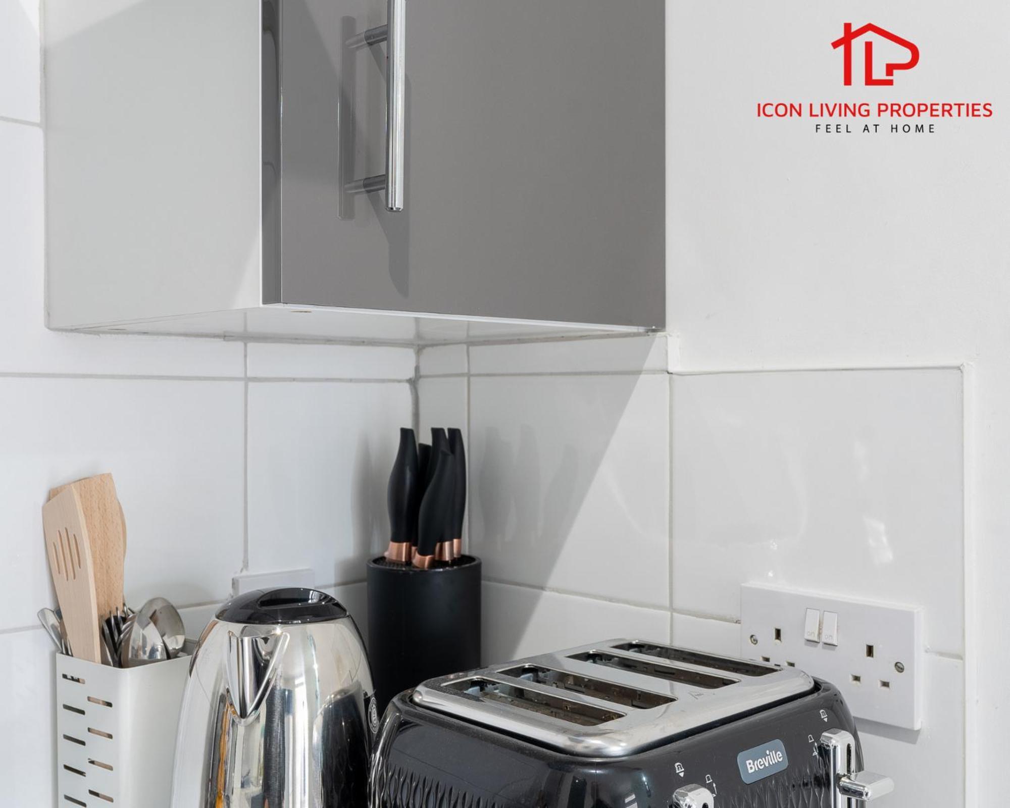 1 Bedroom Arch-view 2 By Icon Living Short Lets & Serviced With Free Parking Appartement *