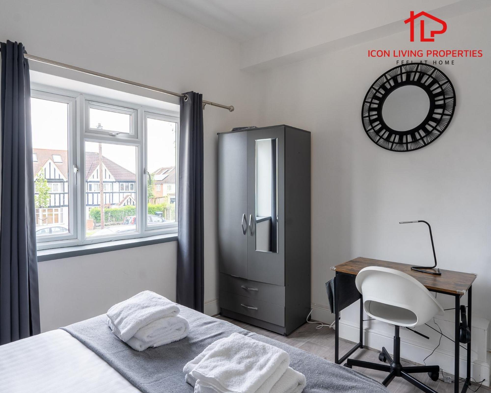 1 Bedroom Arch-view 2 By Icon Living Short Lets & Serviced With Free Parking Appartement Londres
