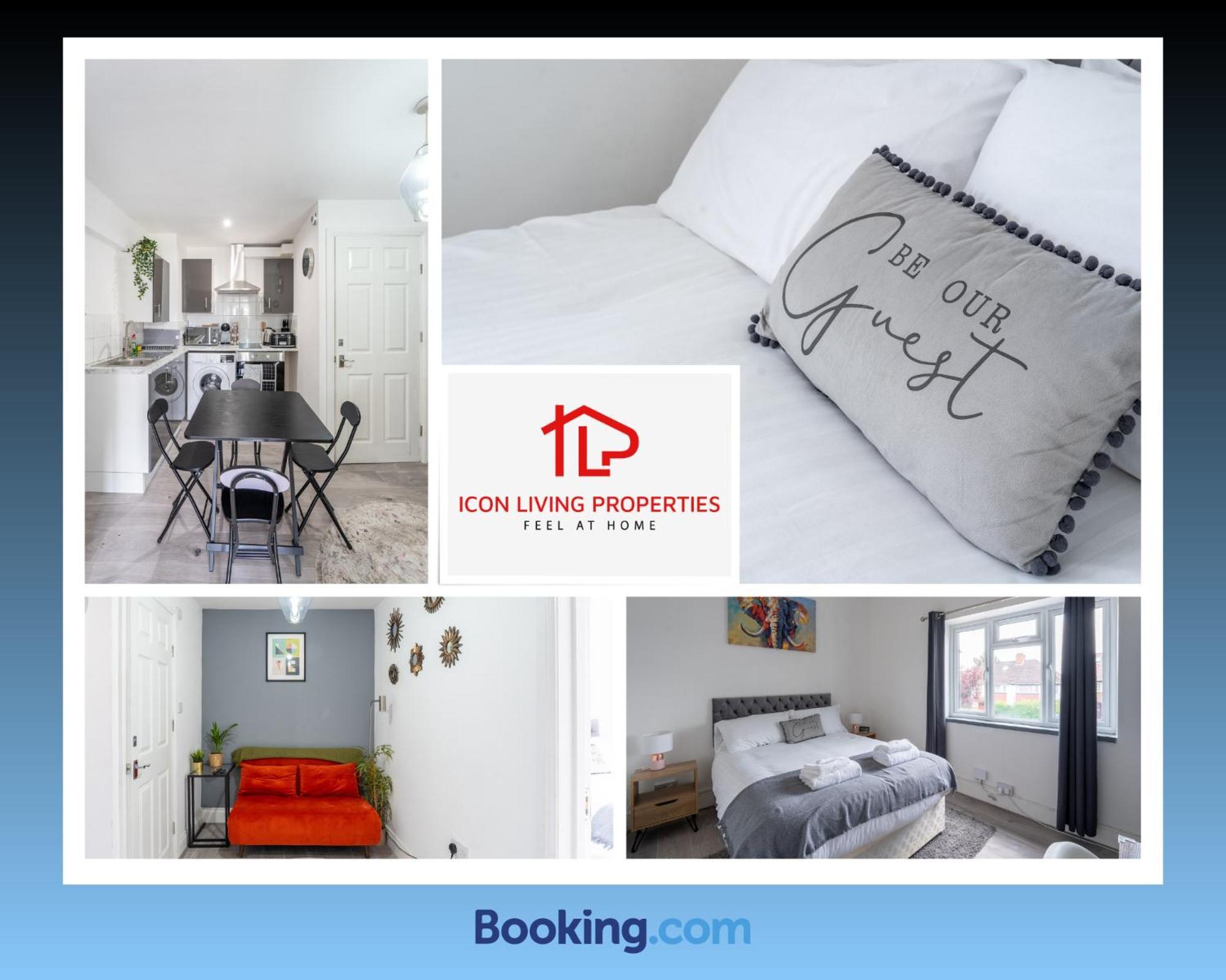 1 Bedroom Arch-view 2 By Icon Living Short Lets & Serviced With Free Parking Appartement *