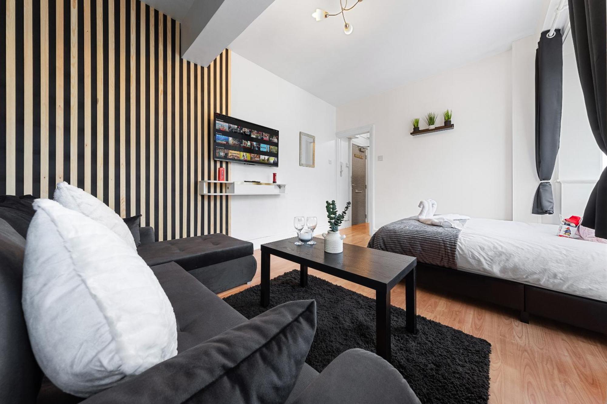 Paddington Station Paradise For Up To 4 Guests! Dream 2 Mins Walk From Station With Extra Double Sofa Bed! Lägenhet *