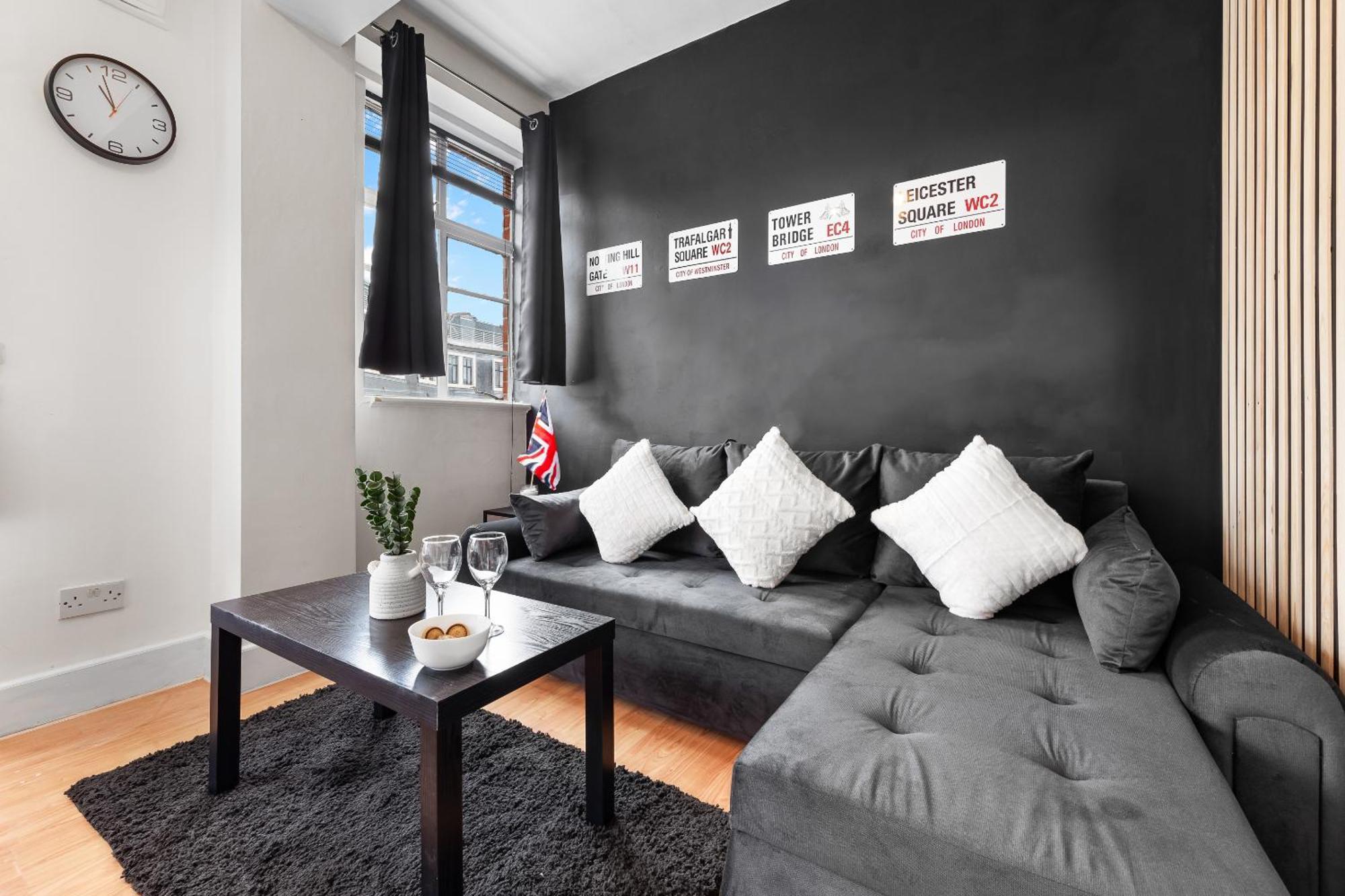 Paddington Station Paradise For Up To 4 Guests! Dream 2 Mins Walk From Station With Extra Double Sofa Bed! Lägenhet *