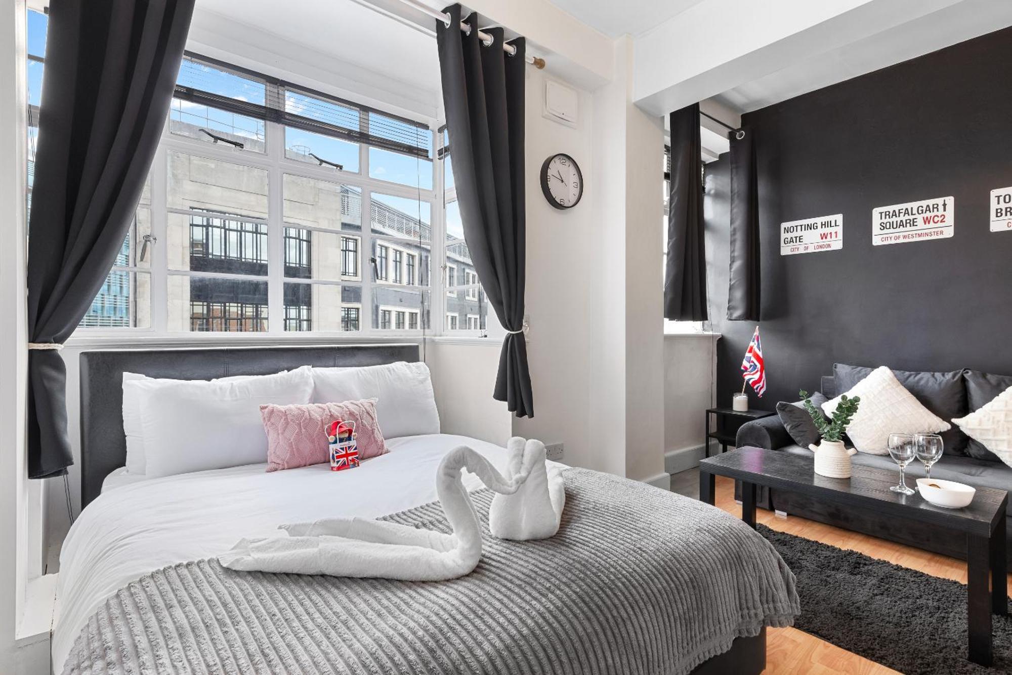 Lägenhet Paddington Station Paradise For Up To 4 Guests! Dream 2 Mins Walk From Station With Extra Double Sofa Bed! *