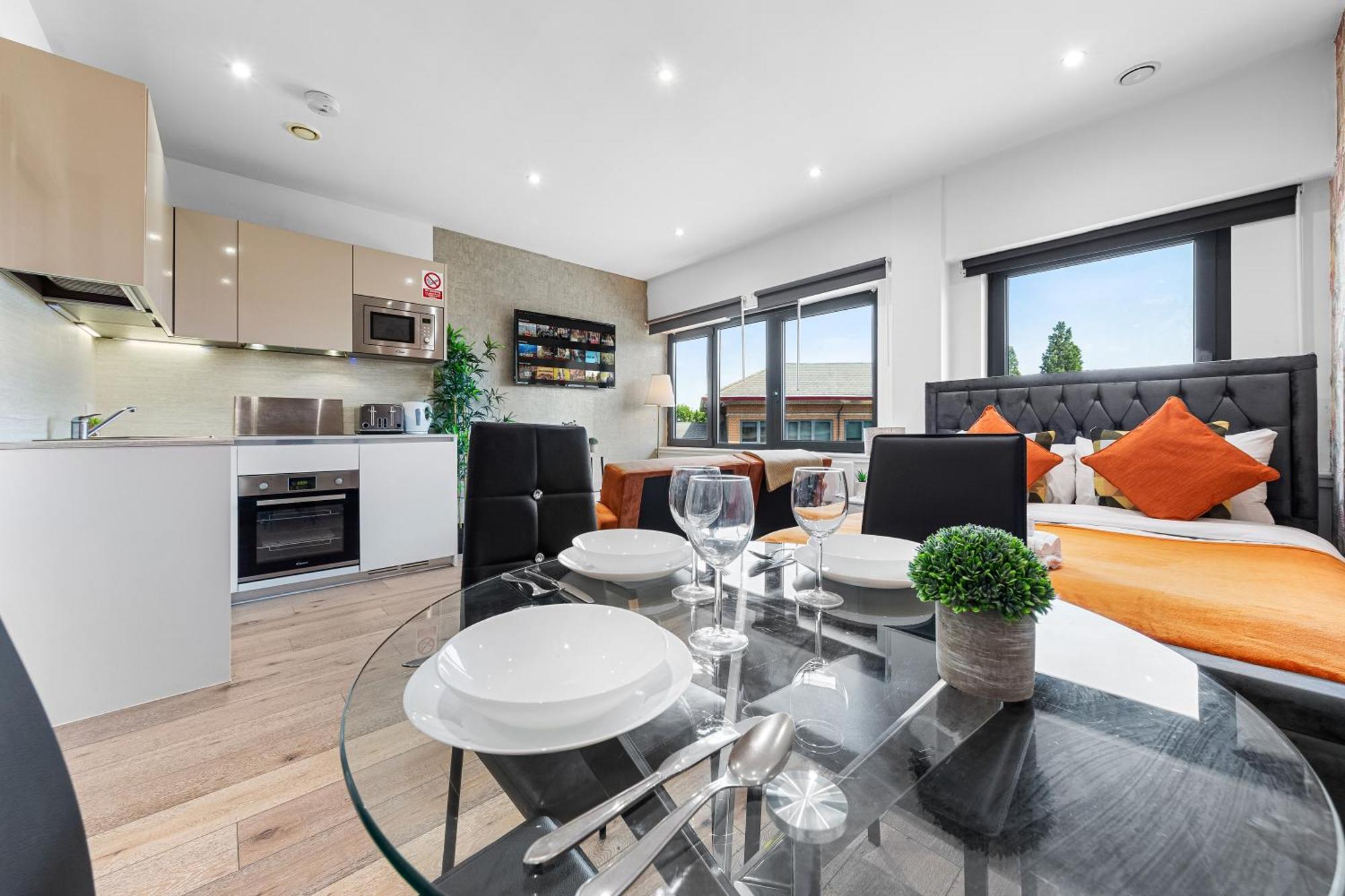 Appartement Stylish One Bedroom Flat - Sleeps 5 - Near Heathrow - Ub3 *