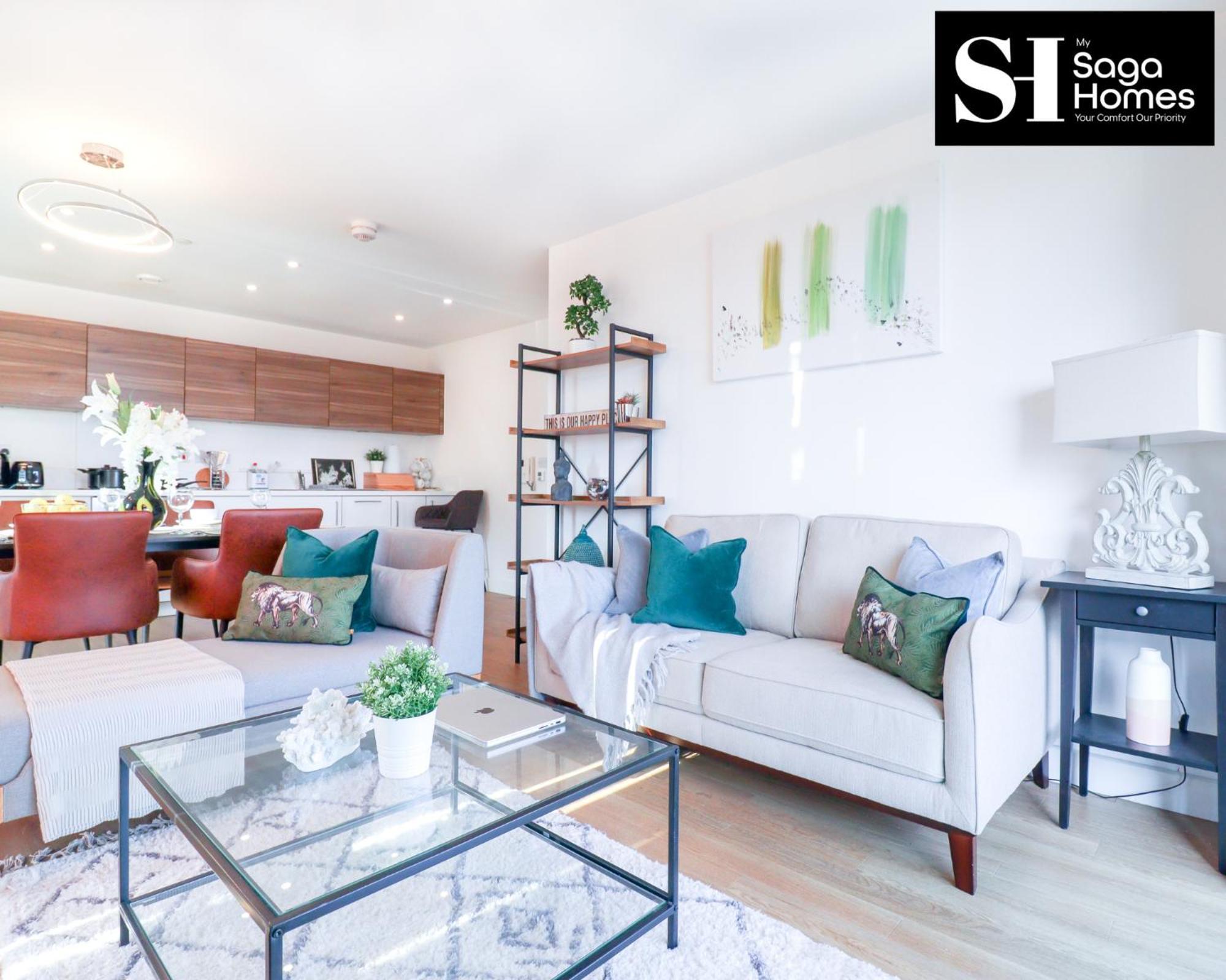 Appartement Three Bedroom At My Saga Homes Short Lets & Serviced Jefferson Plaza Londen