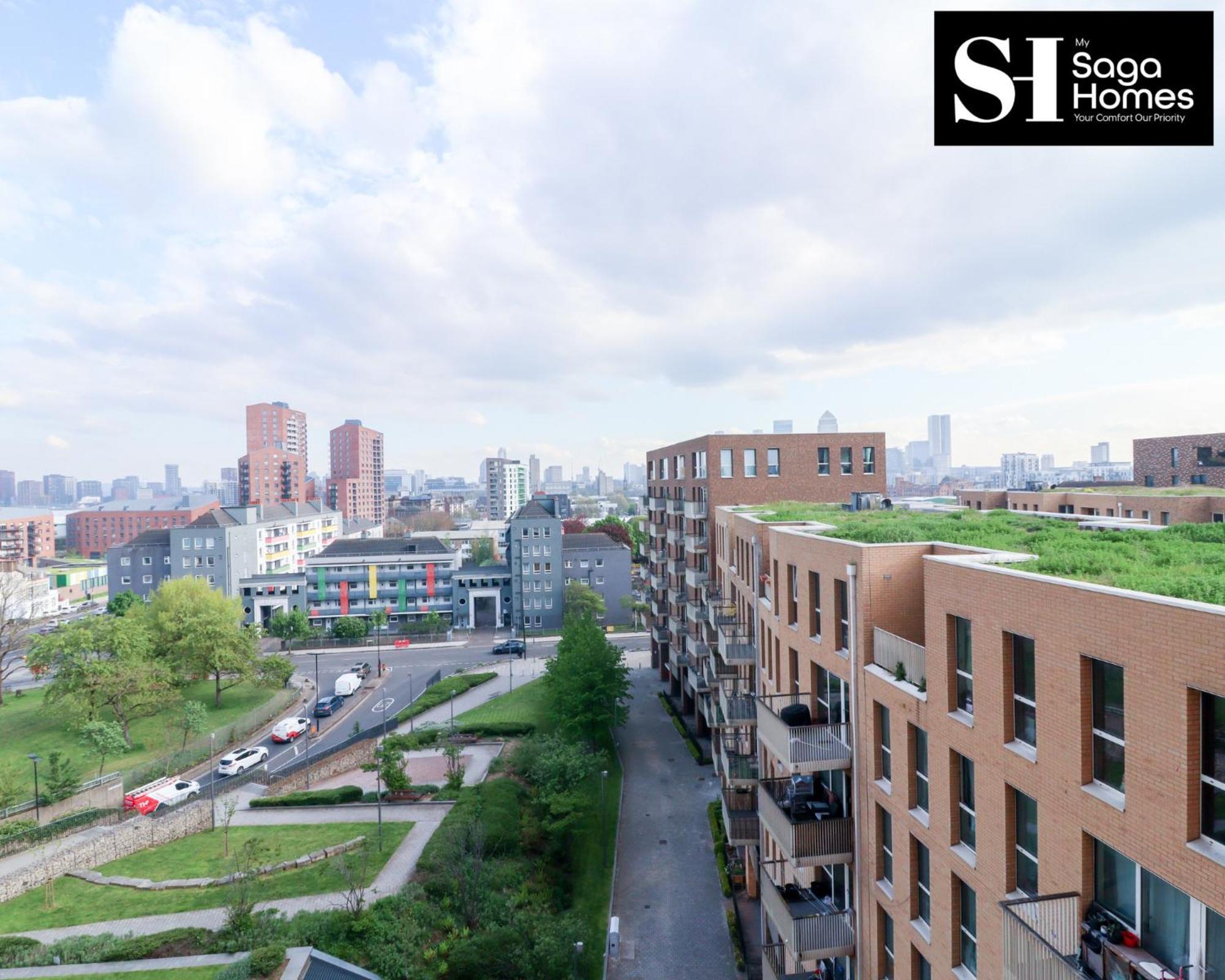 Three Bedroom At My Saga Homes Short Lets & Serviced Jefferson Plaza Appartement Londen