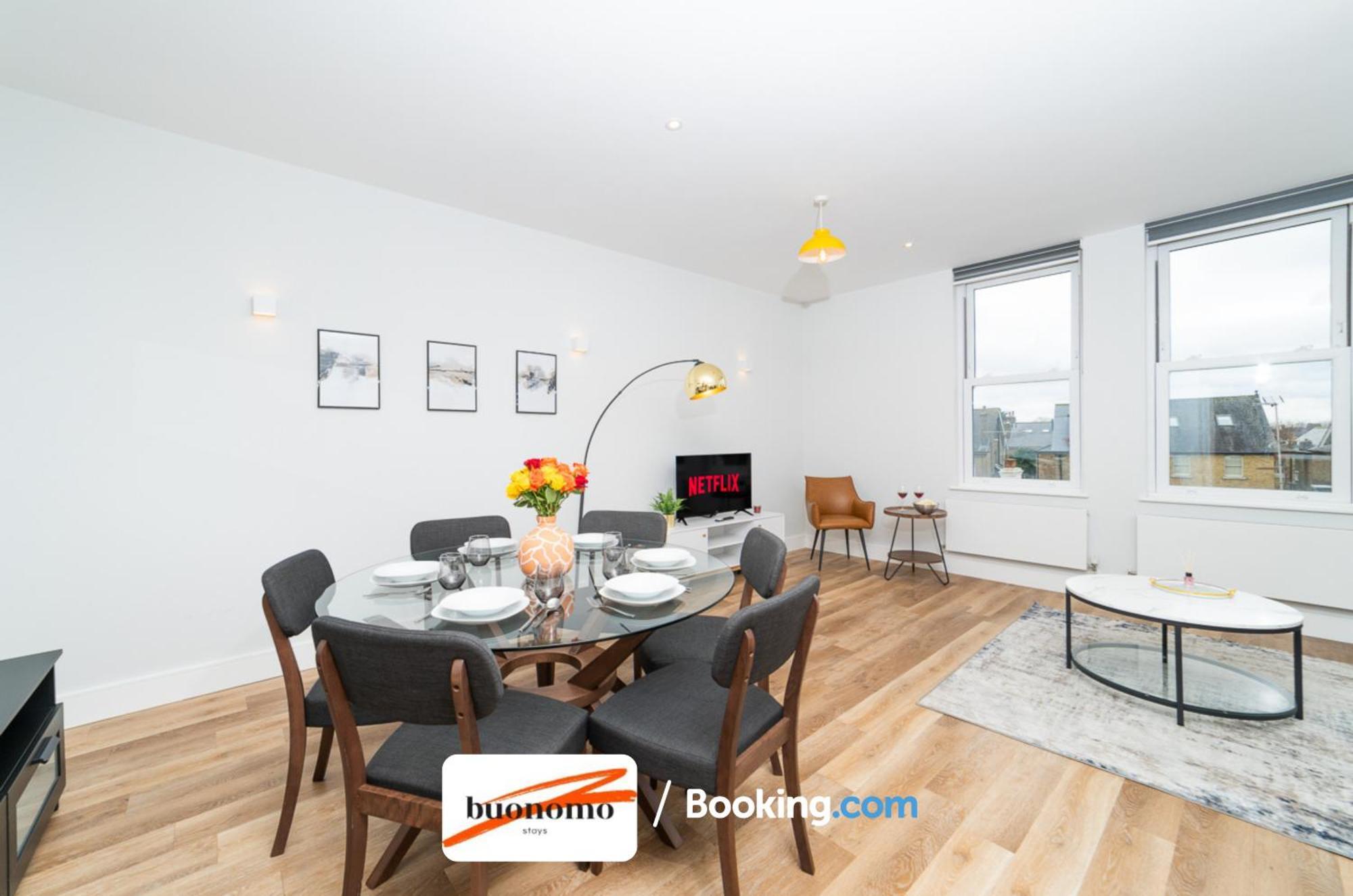 Appartement Two Bedroom At Buonomo Short Lets & Serviced Close To Wimbledon Tennis Courts *
