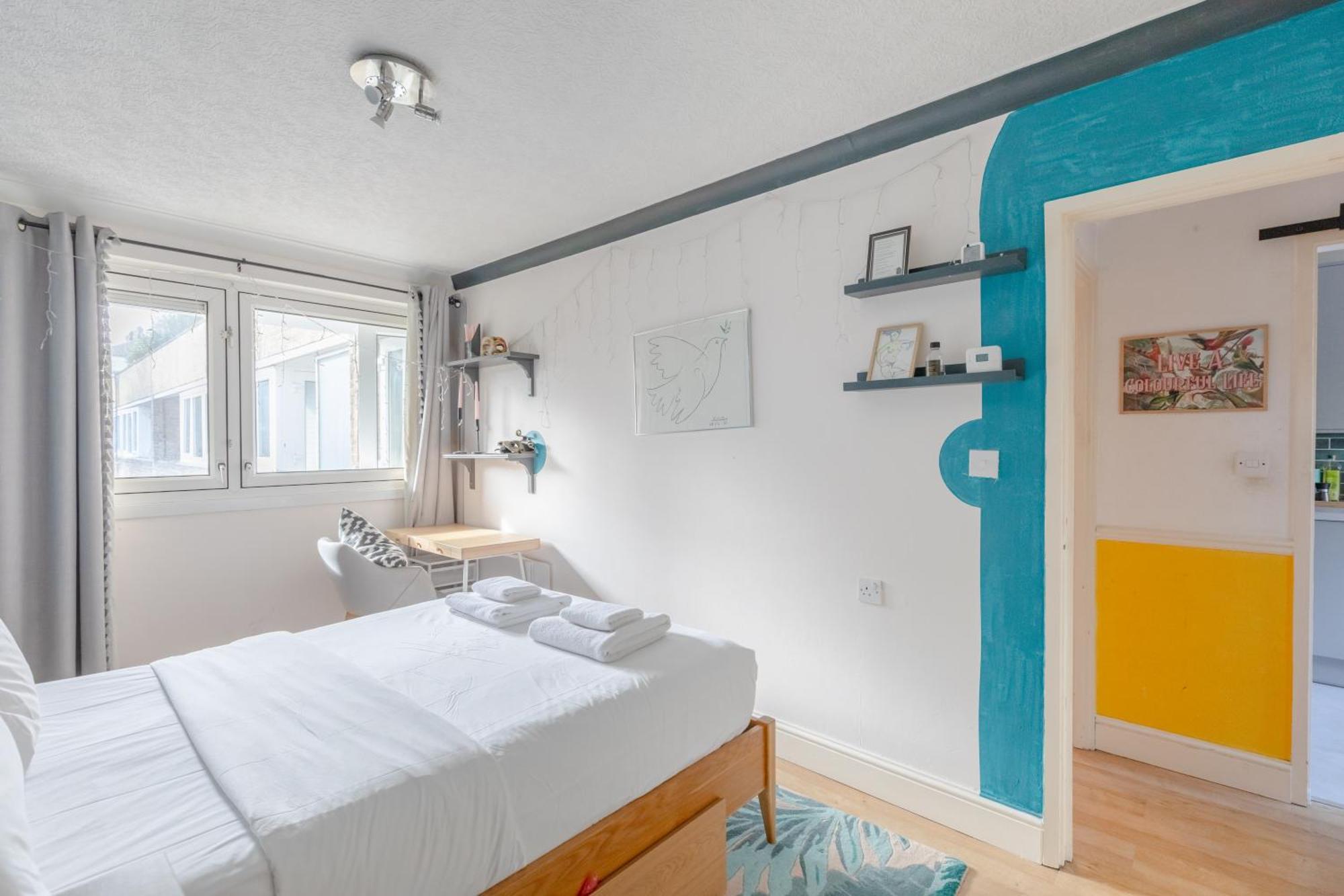 Vibrant 1bd Flat - 8 Mins To Dalston Hackney! *