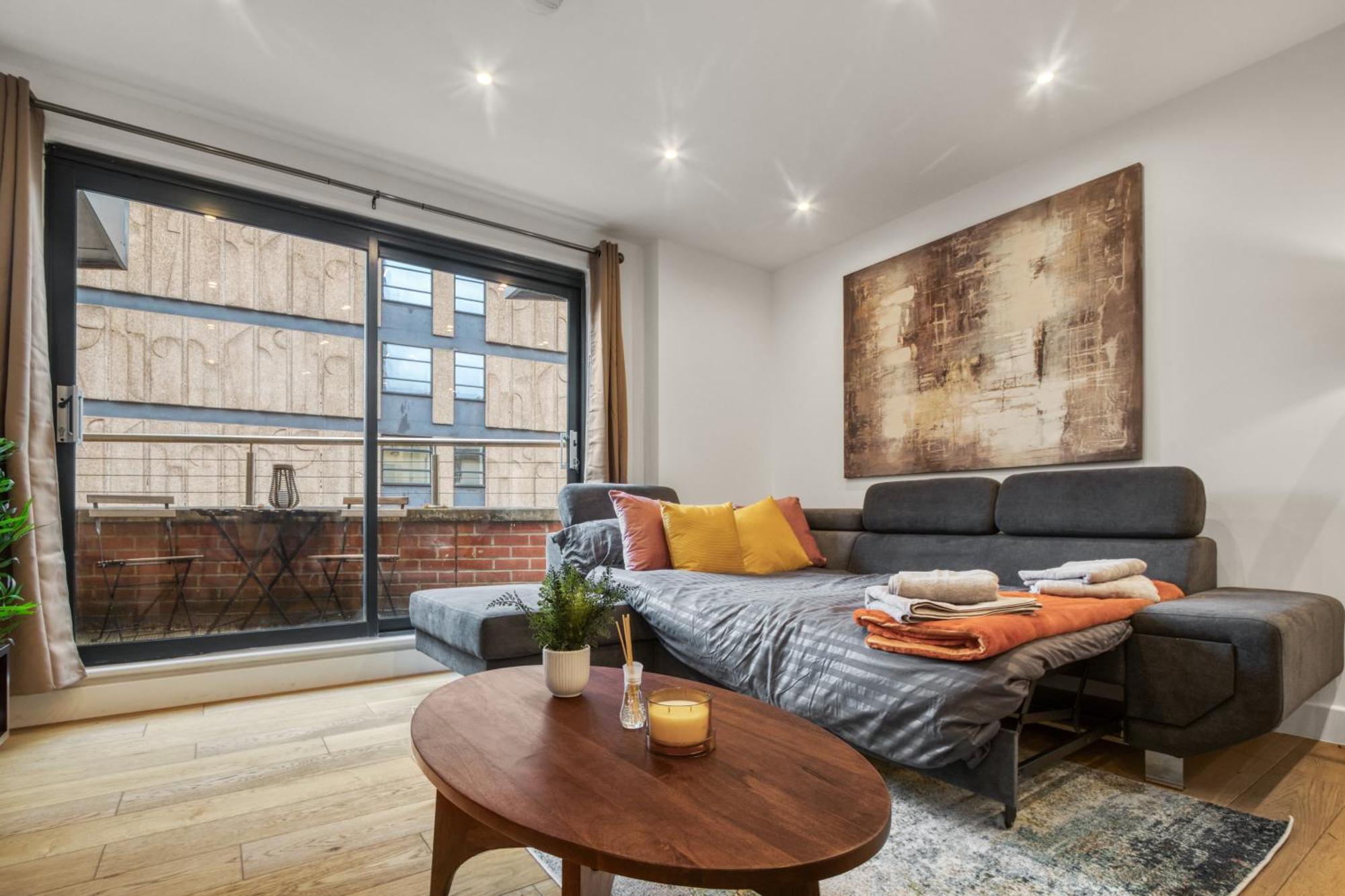 Leilighet A Vibrant 2 Bed & 2 Bath In Old Street Zone 1
