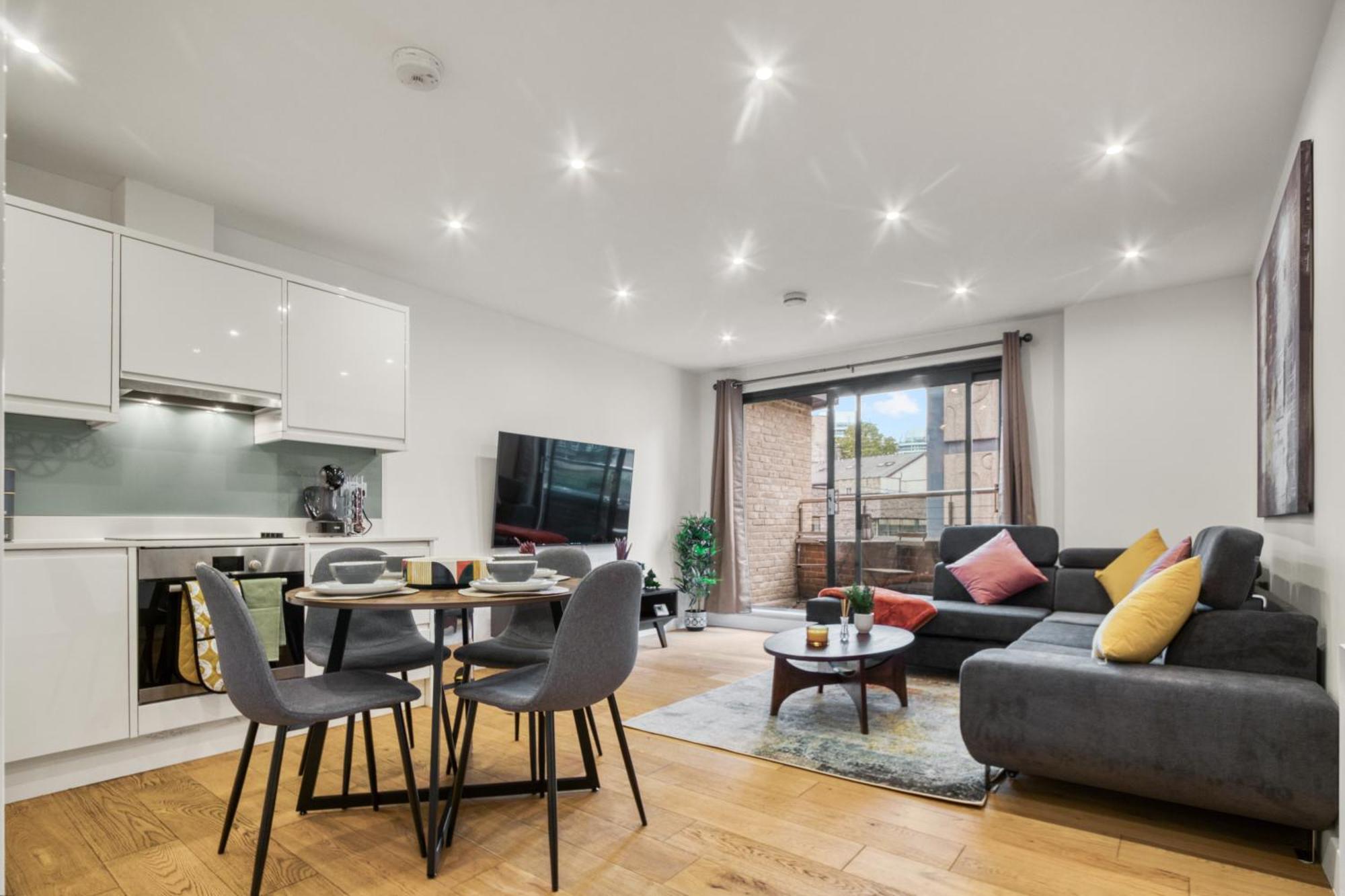 A Vibrant 2 Bed & 2 Bath In Old Street Zone 1 Leilighet *