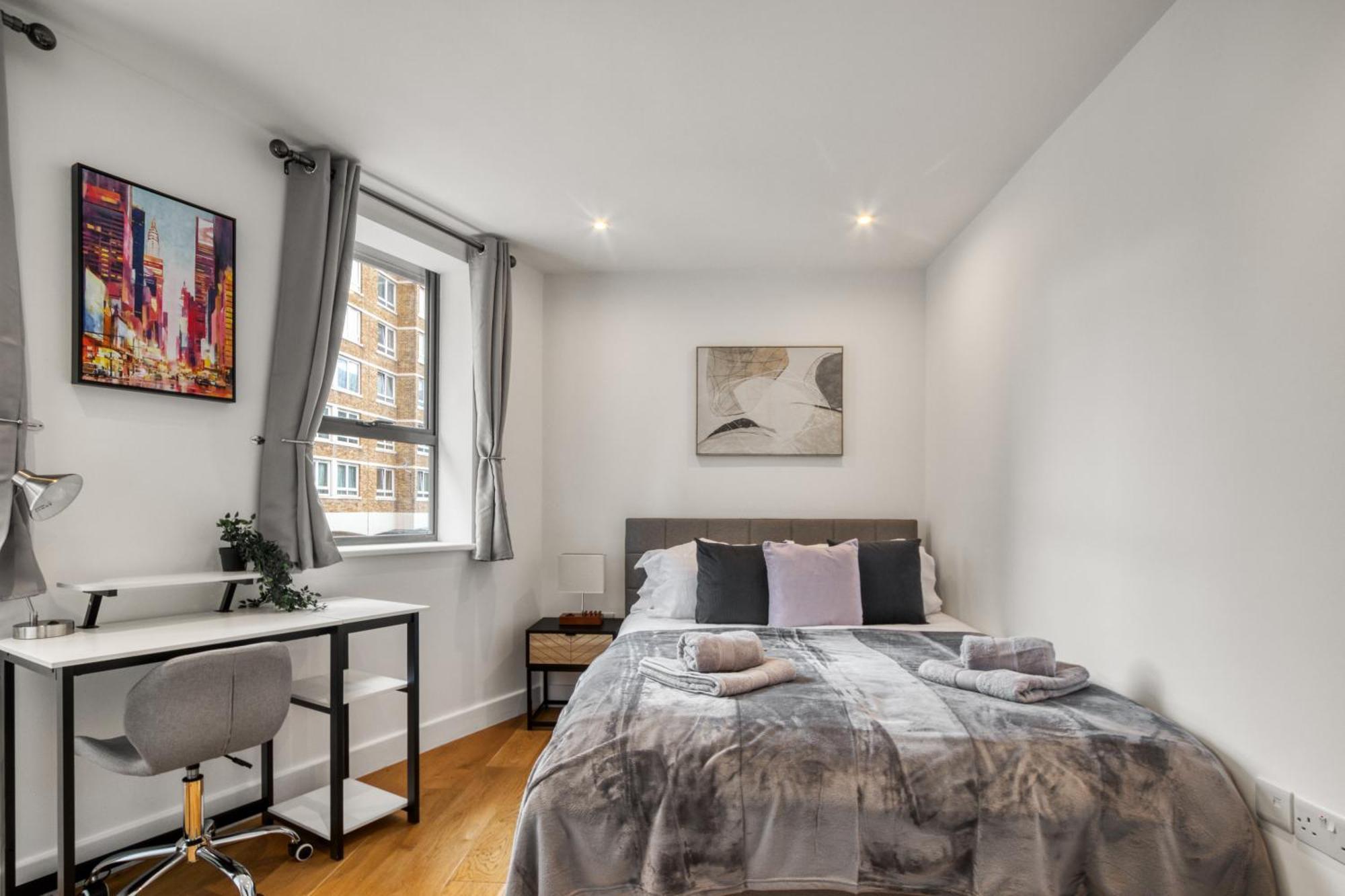 Leilighet A Vibrant 2 Bed & 2 Bath In Old Street Zone 1 London