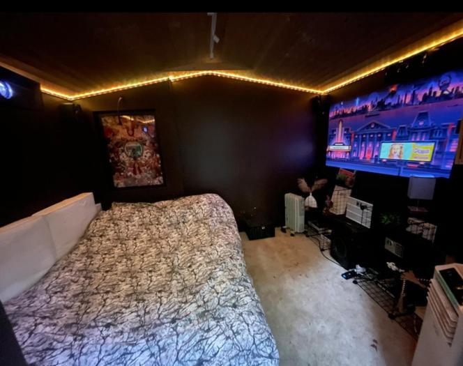 Live In Garden Hut Cinema With Hot Tub Privat bolig