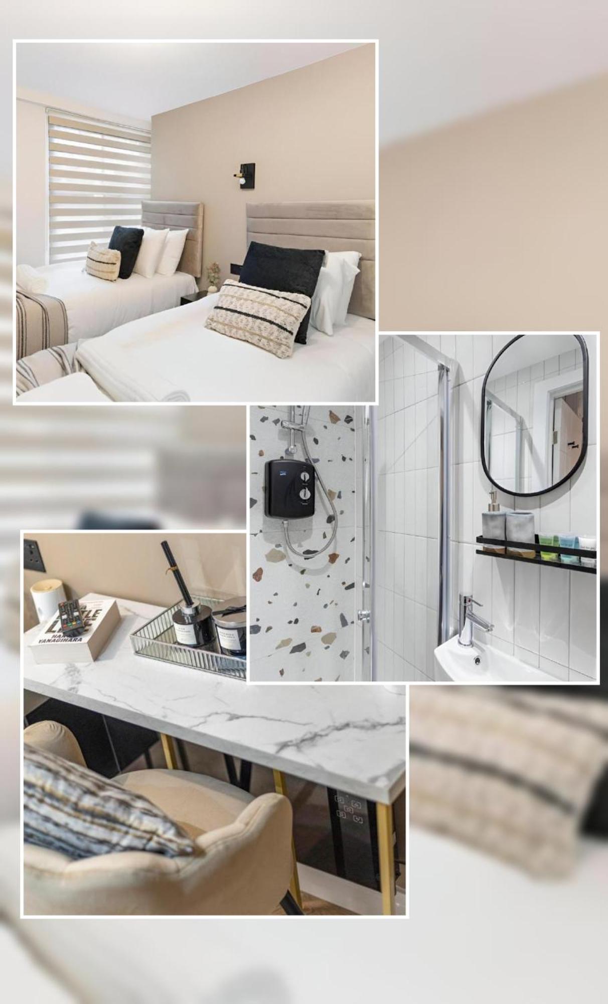 Urban Duo Escape: Trendy With Twin Beds Appartement *
