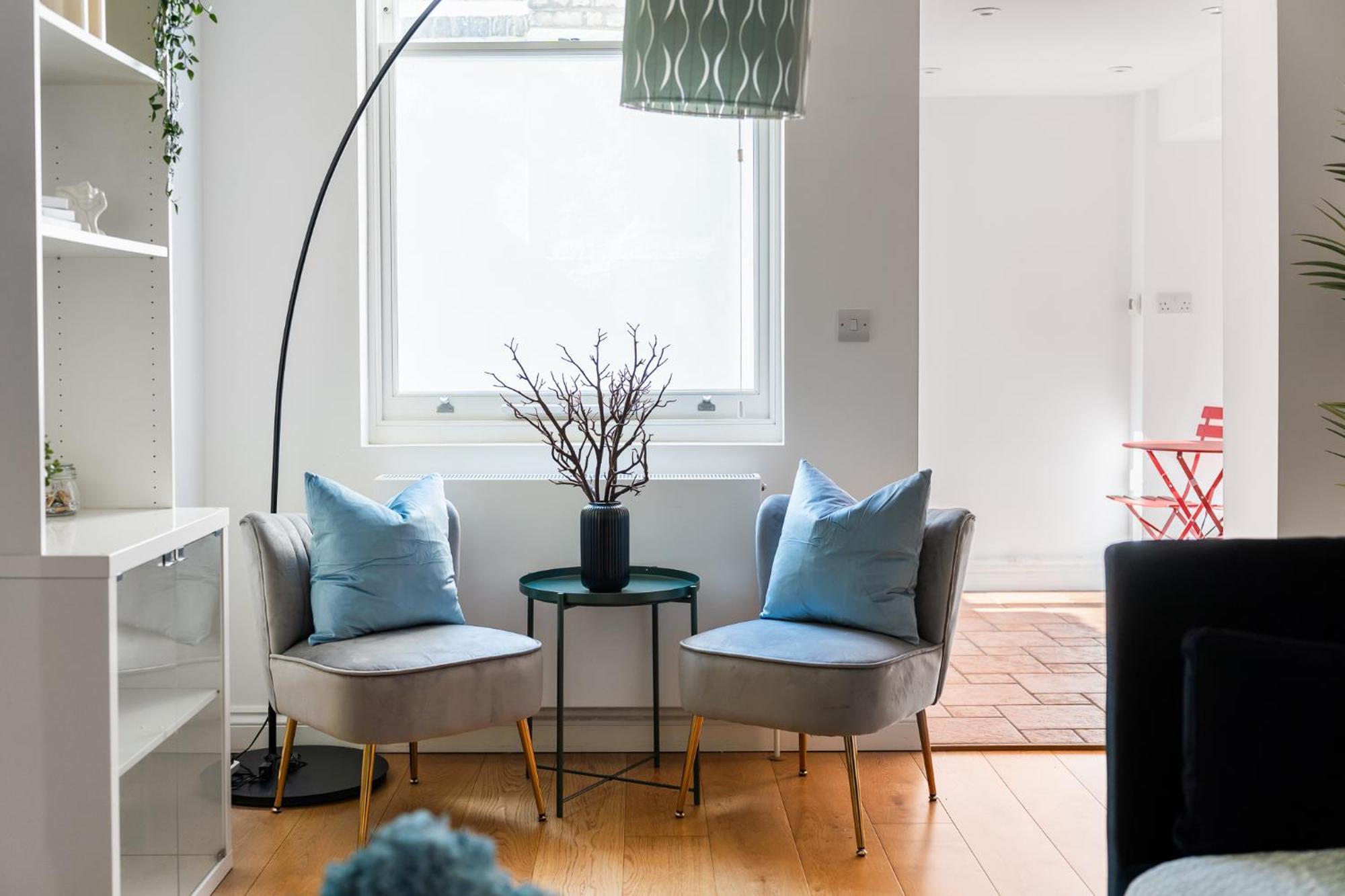 4br 2ba House By Livestay Short Lets & Serviced Near Oxford Circus With 2 Private Patios Feriehus