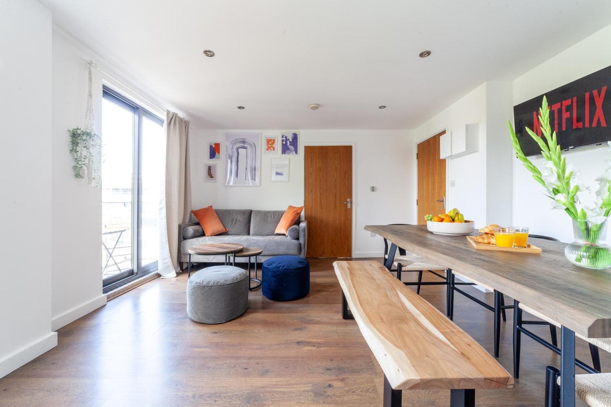 Modern 3 Bed & 3 Bathrooms Flat, Hackney Downs Apartment London