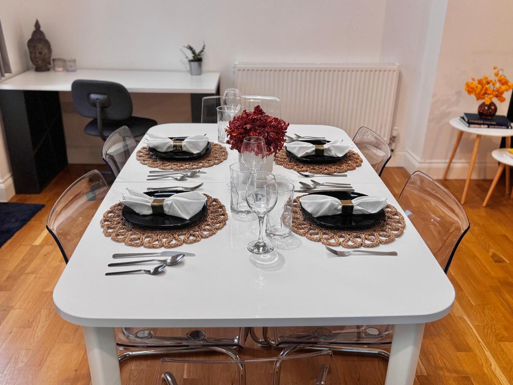 Appartement Modern 1-bed 30min To & Parking Londen
