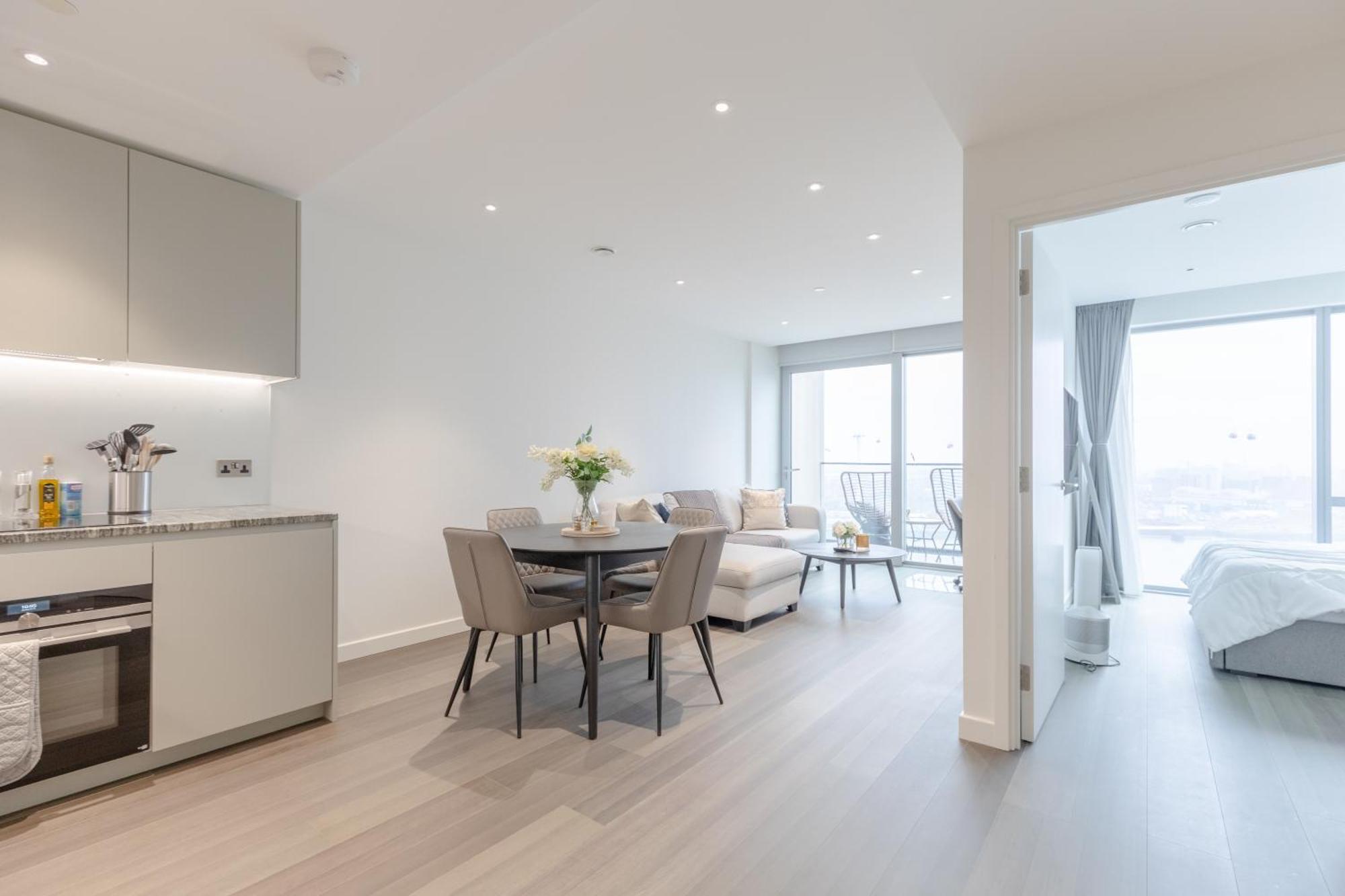 Ravishing 1bd Flat - 2 Minute Walk From The O2! Leilighet London