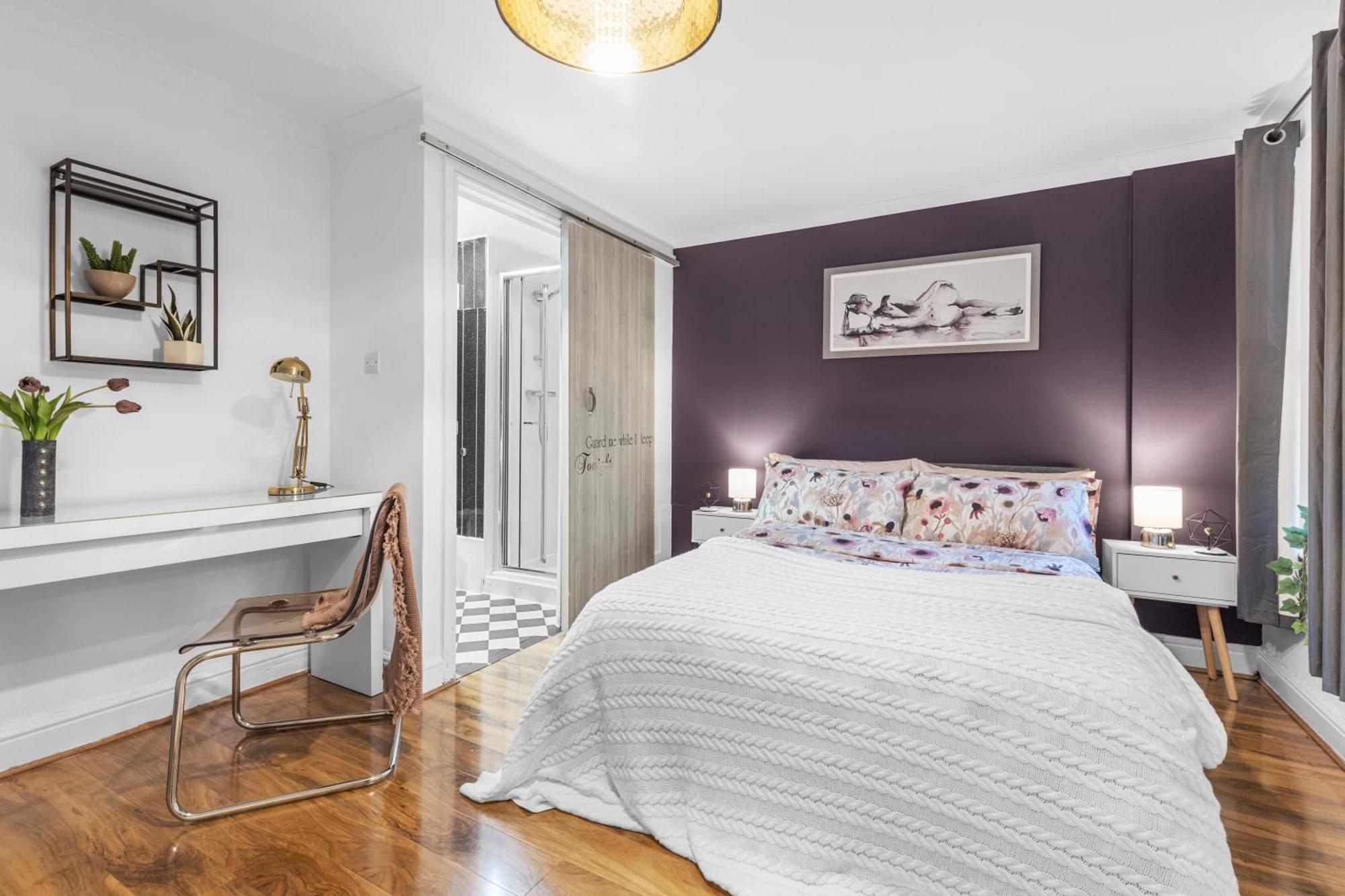 Lejlighed Stylish 3-bed Smart Tv & Views 5min To Tube *