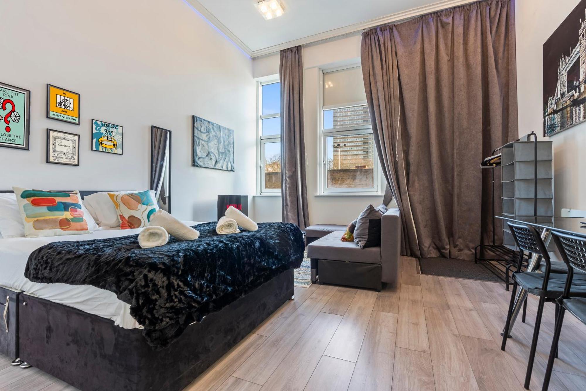 Monopoly Suite- Luxurious- High Tech And Spacious In Battersea Appartamento Londra