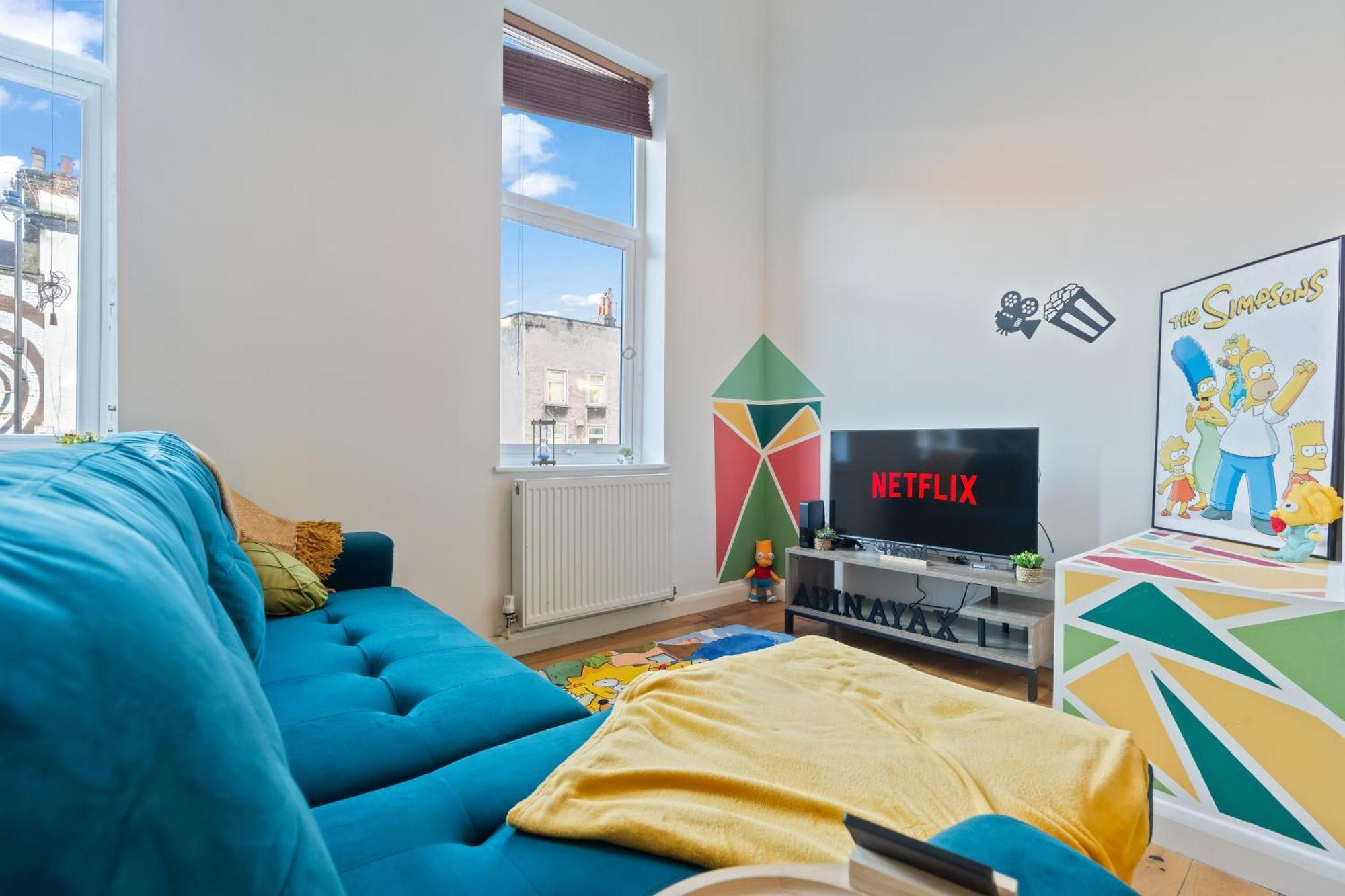 Cosy 1 Bed W Loft Sleeps 6 Close To Stations Appartamento *
