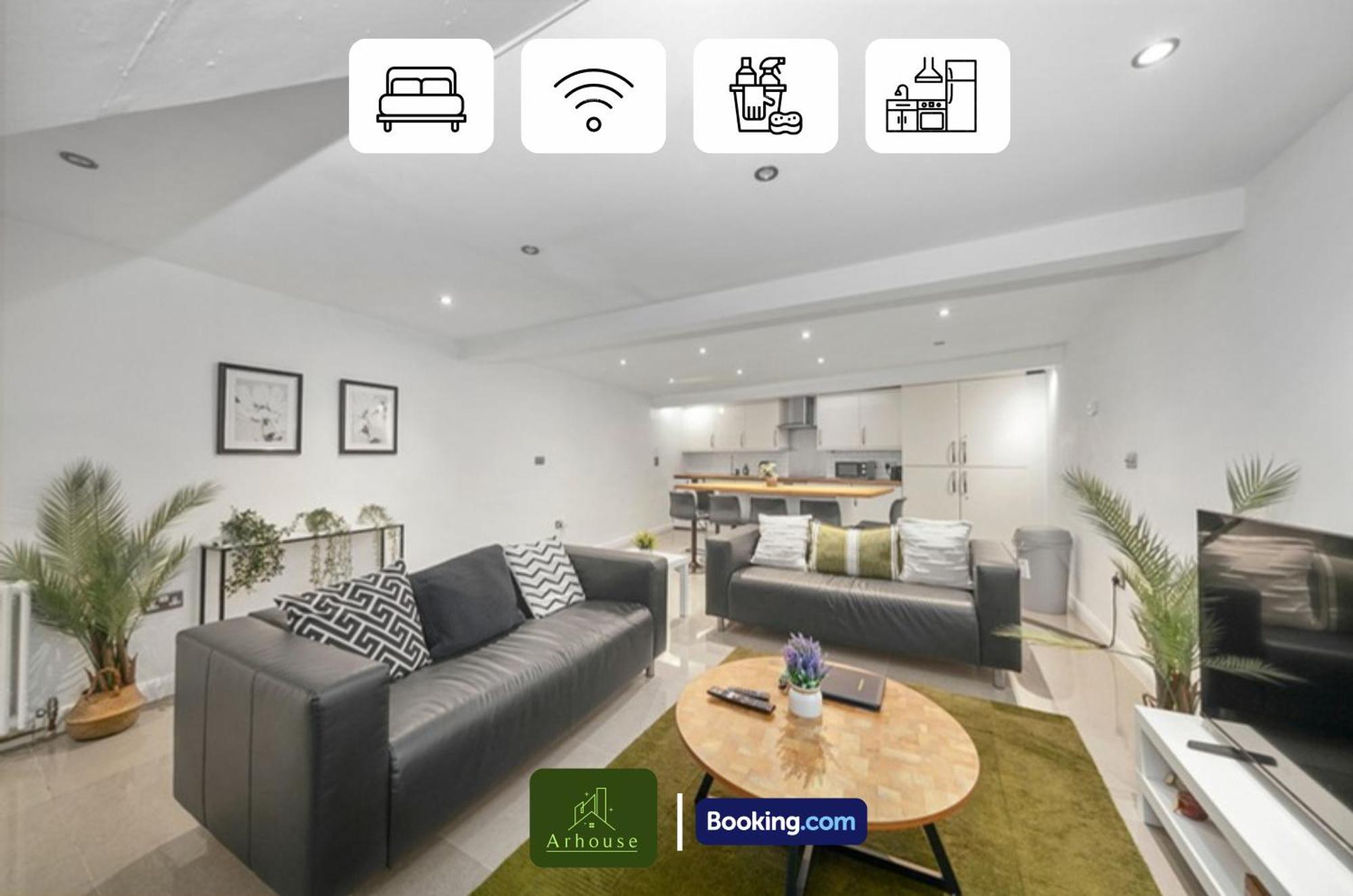 Two Bedroom By Arhouse Short Lets & Serviced Clapham With Free Wifi Appartamento *