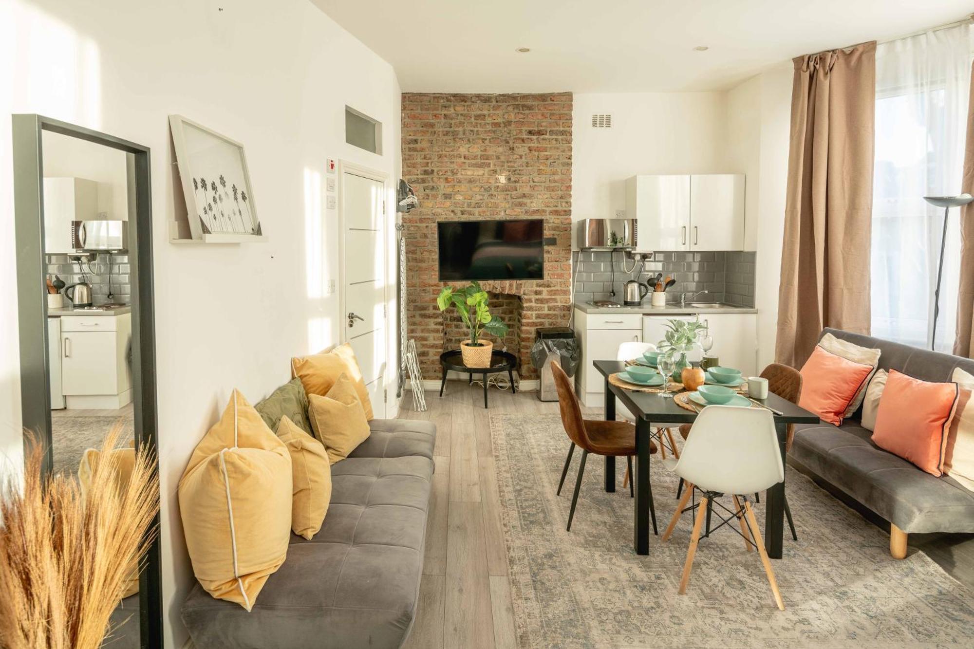 Bright By Hampstead & Kilburn For 4 Appartement