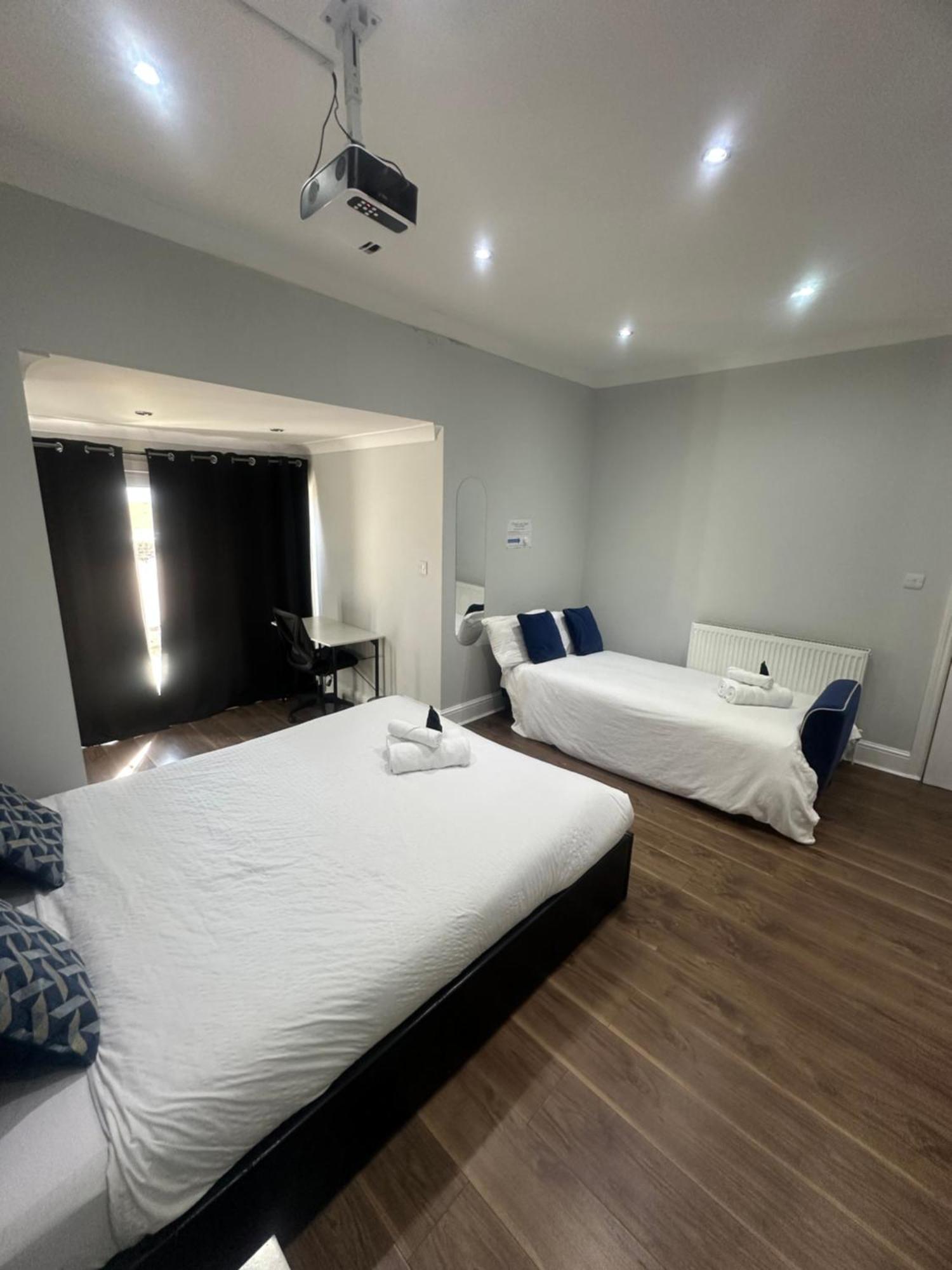 Black & White Double Bedroom * London