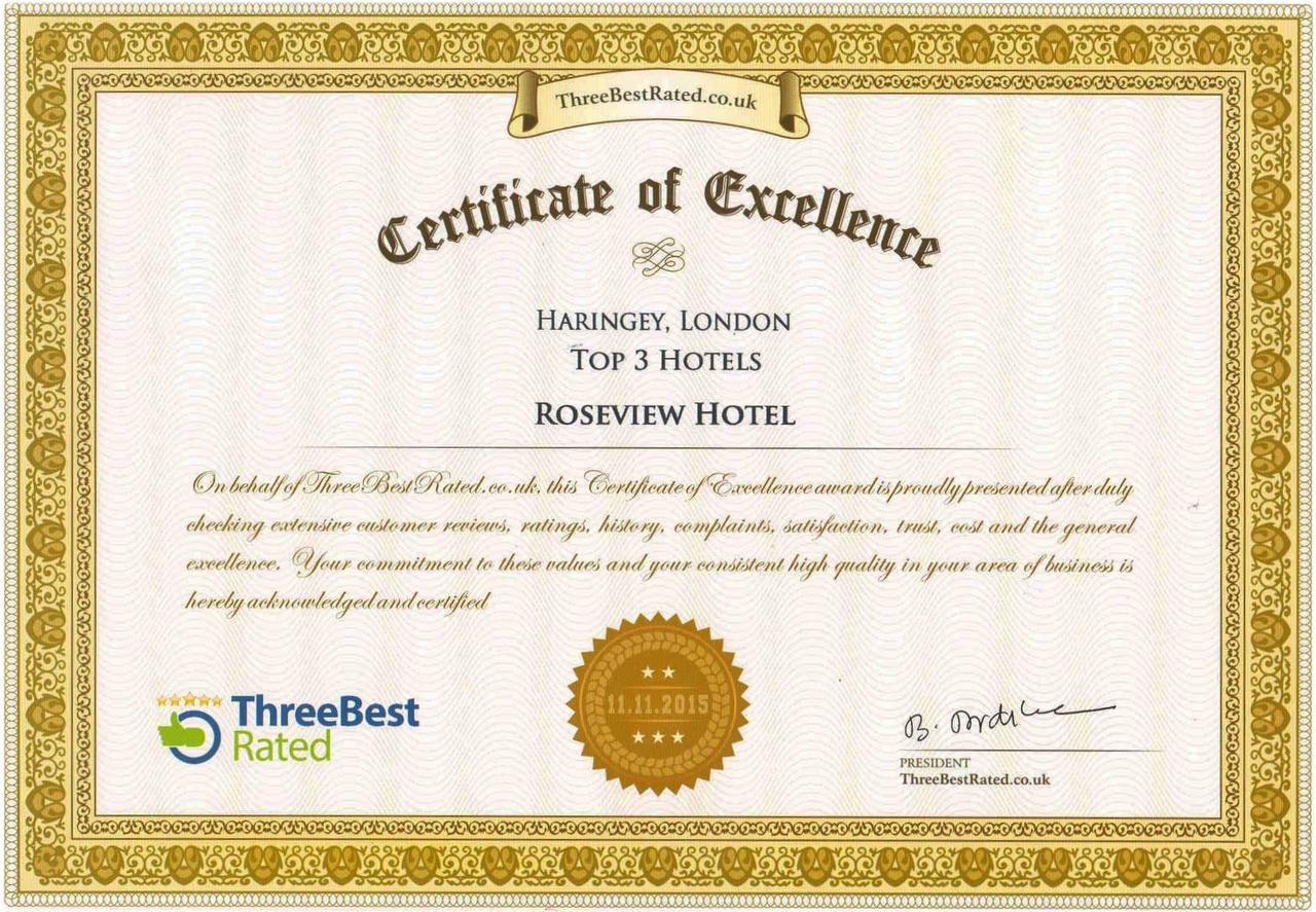 Roseview Alexandra Palace Hotel London