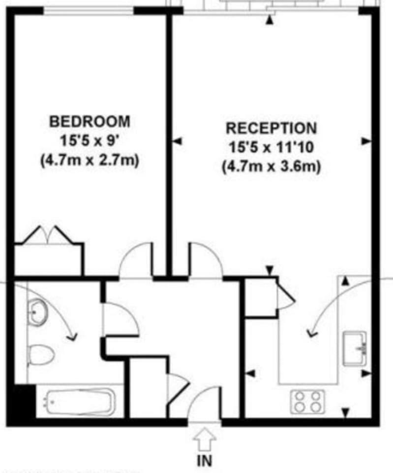 Leilighet 1 Bedroom In Chelsea Bridge Wharf *